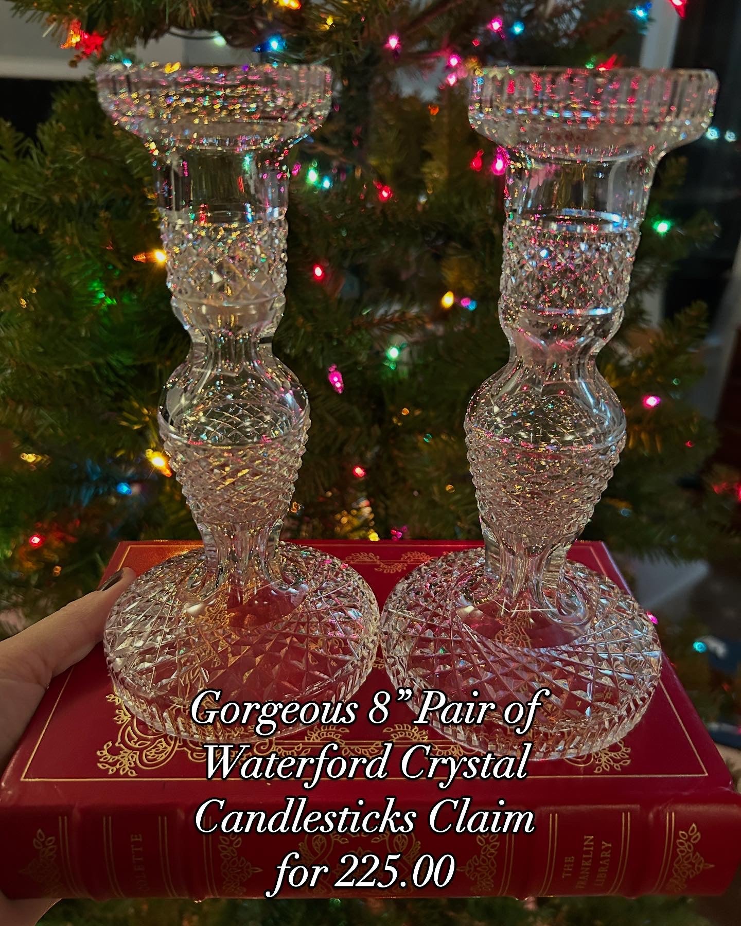 Waterford outlets Crystal Candlesticks