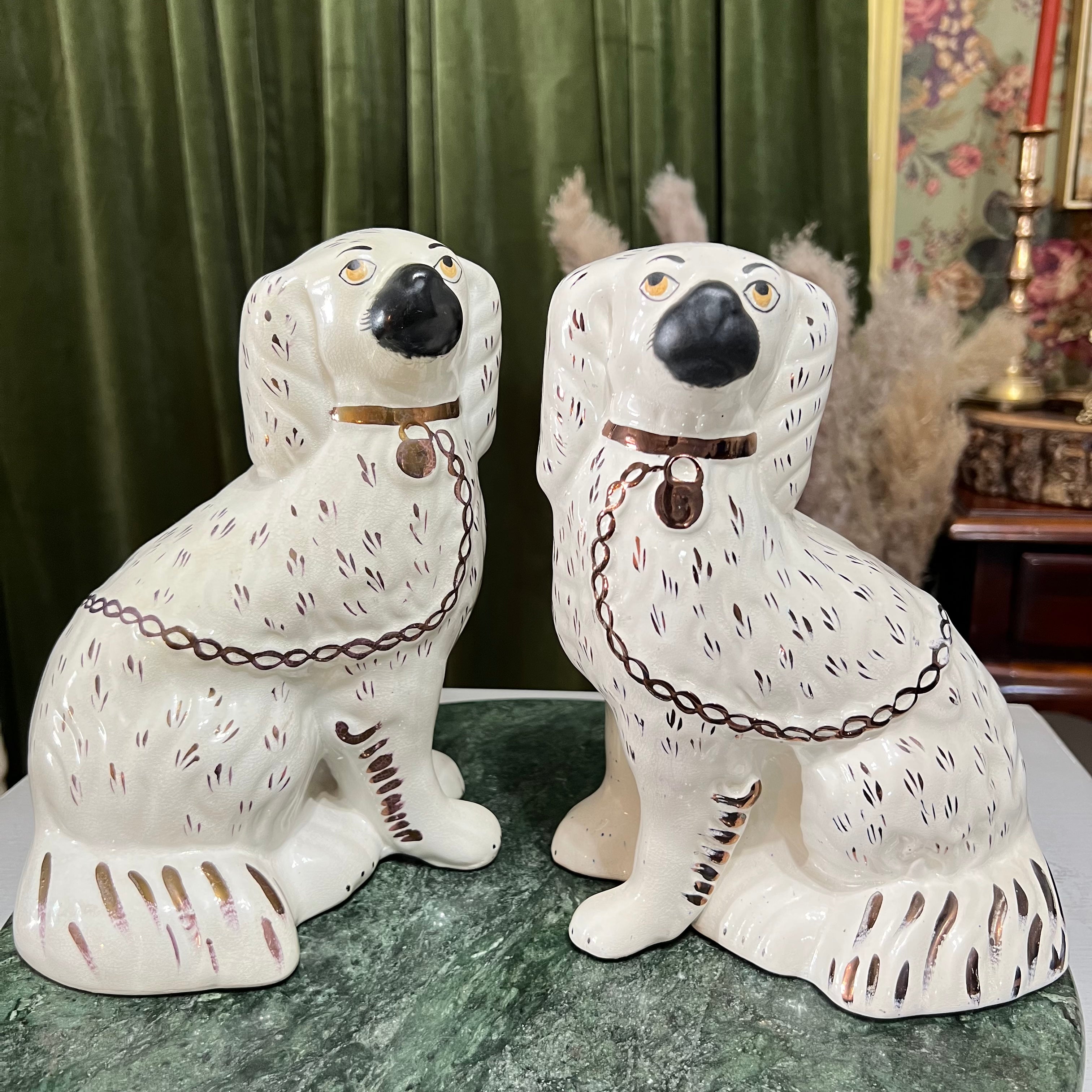 Staffordshire Dog Salt and Pepper Shaker Set