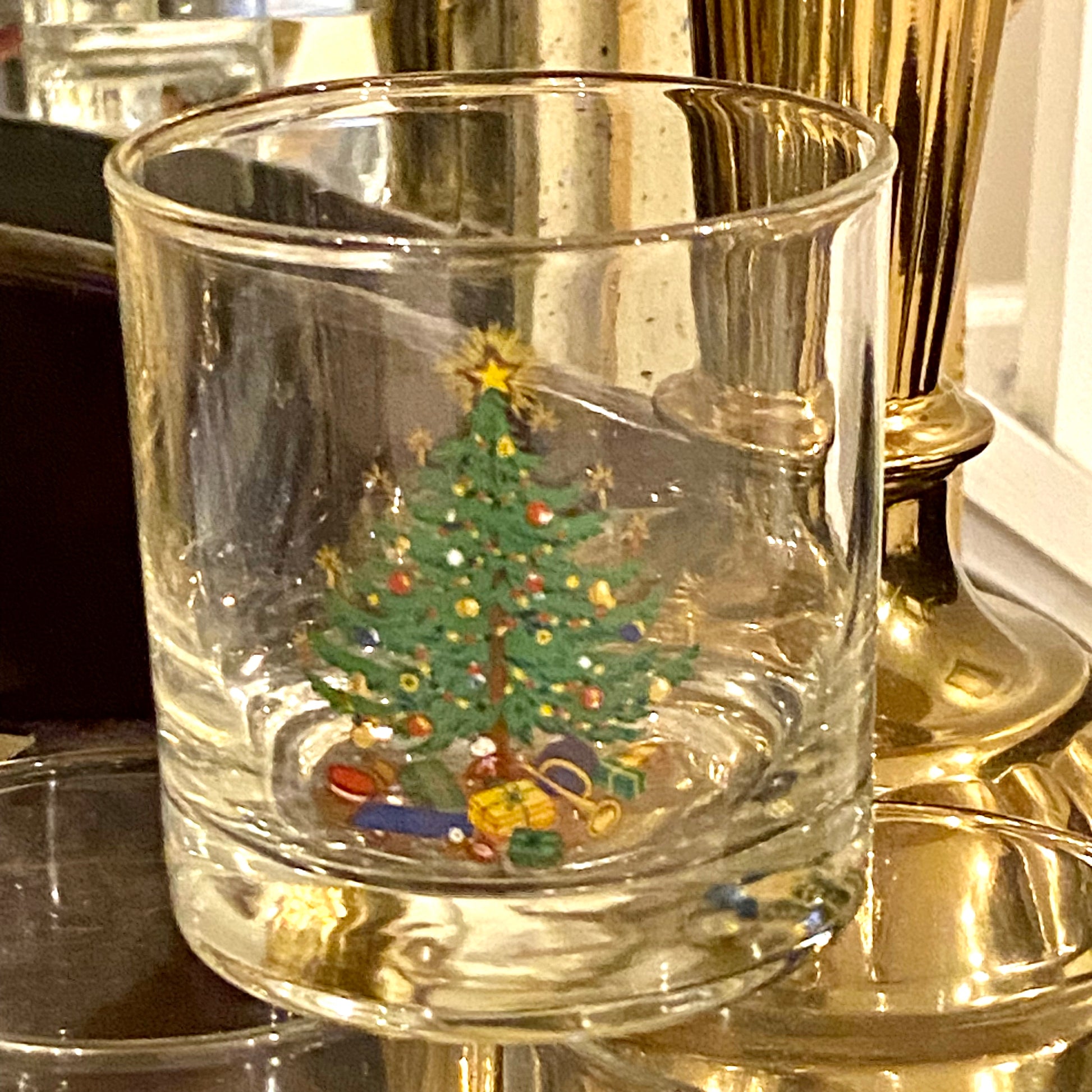 Spode Christmas Tree Glassware - Set of 4 -Made of