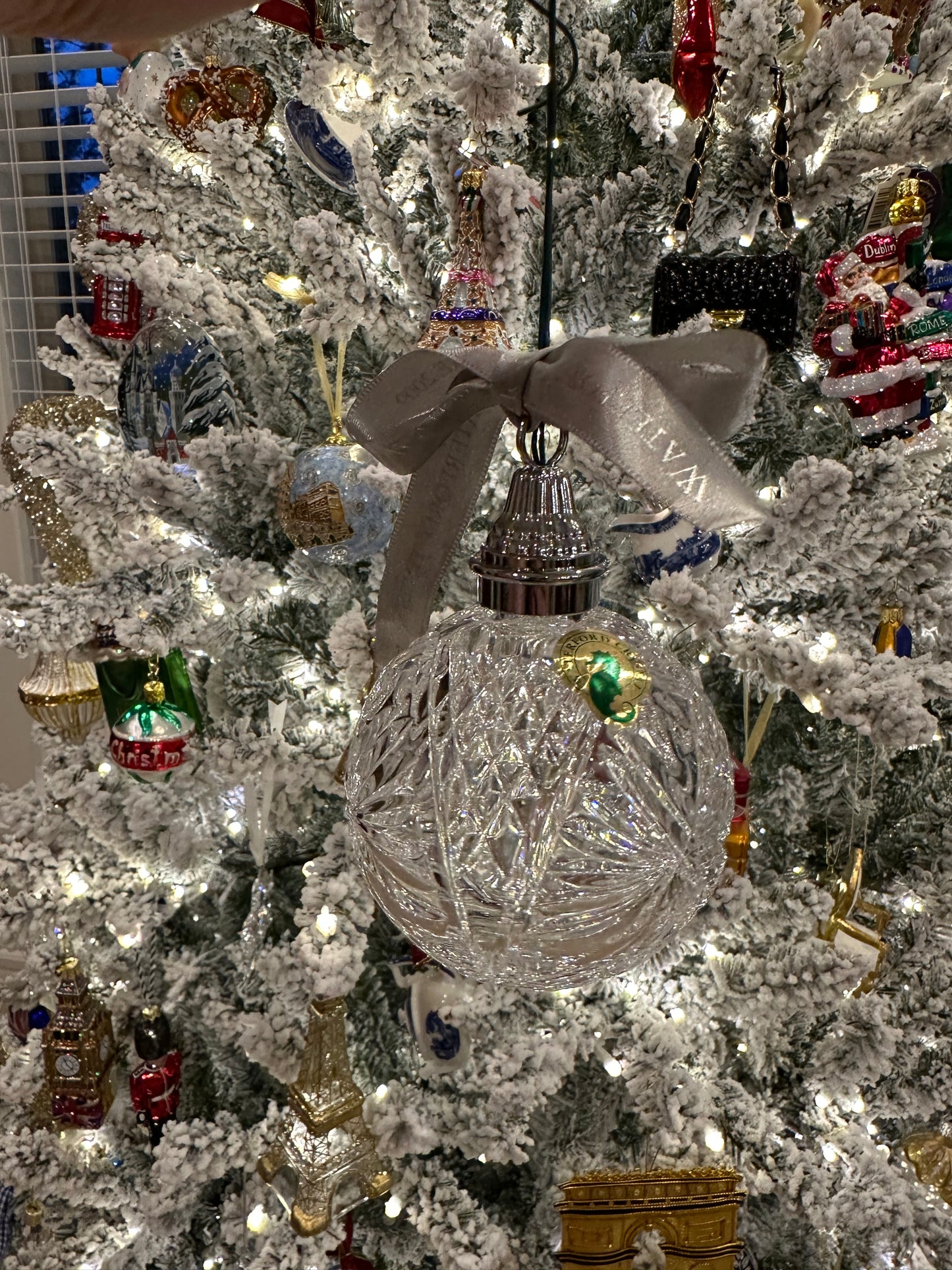 Waterford Crystal Times Square Ball Collection "Joy" Ornament (in original box), Made in Slovenia, 2009