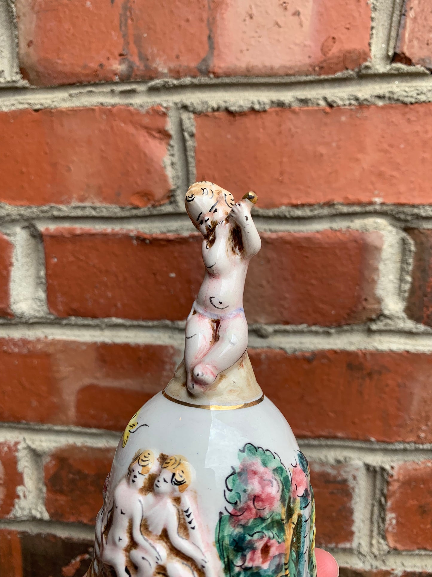 Gorgeous Capodimonte Bell- Excellent condition!