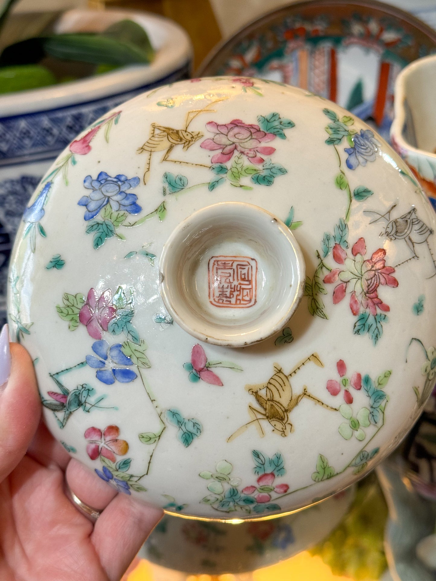 Tongzhi 19th c. Chinese Export Porcelain “Kwa-chee” Sweet Meats Box