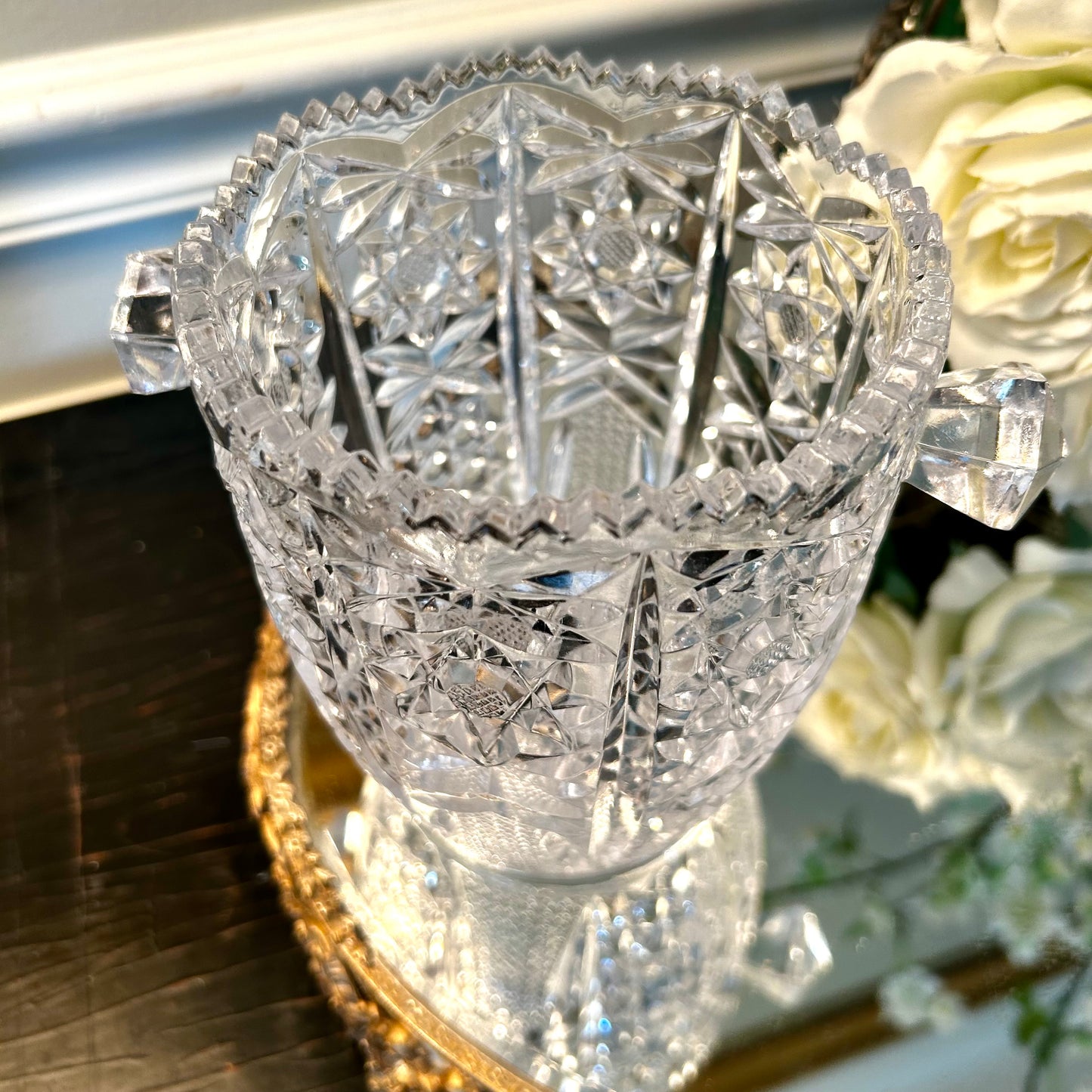 Charming crystal ice bucket  & planter vase I