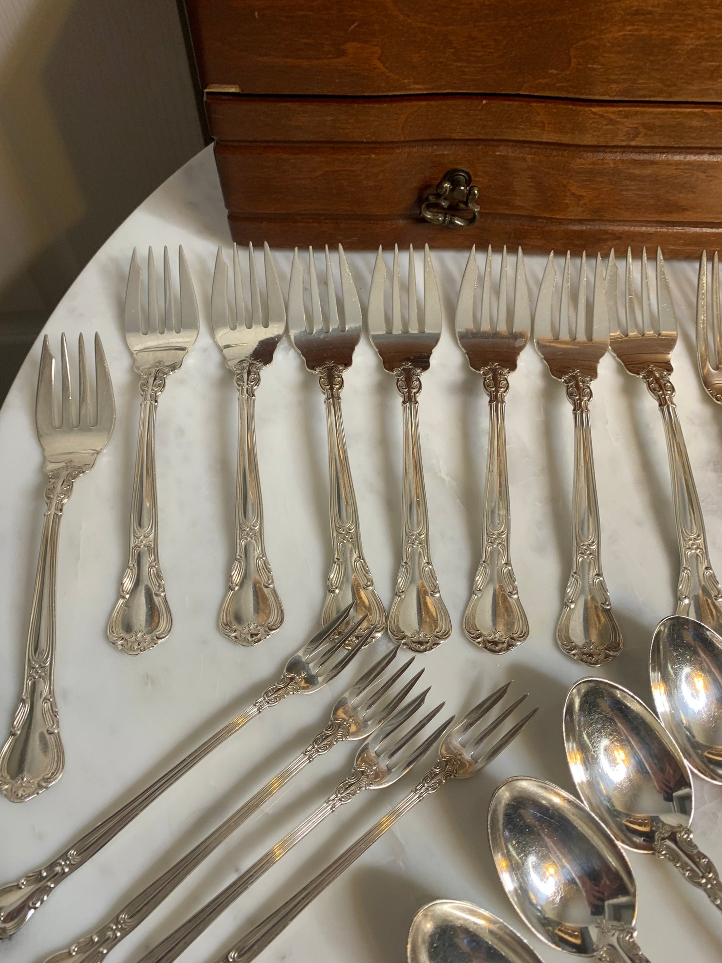 Gorham Chantilly RARE 46 piece Sterling Silver Heirloom Set