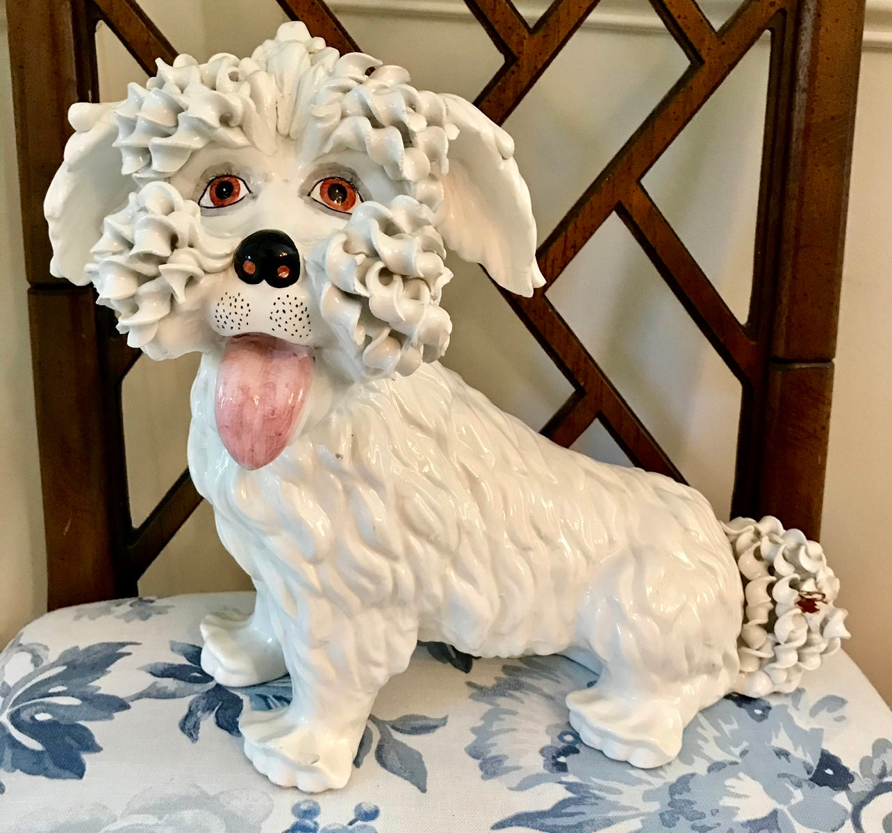 Massive Italian Puppy dog statement statue. In