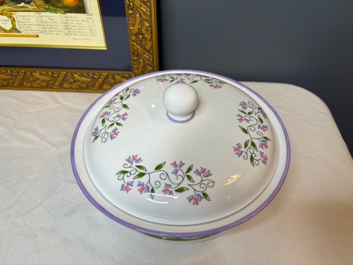 Beautiful Lenox Village 10” covered server! - Excellent condition!