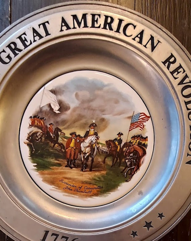 The great American revolution plate, outlets 1776