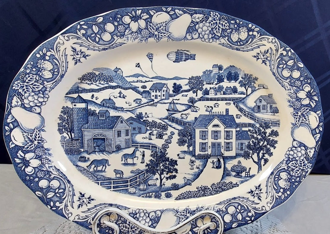 1950s Large Marushin Platter