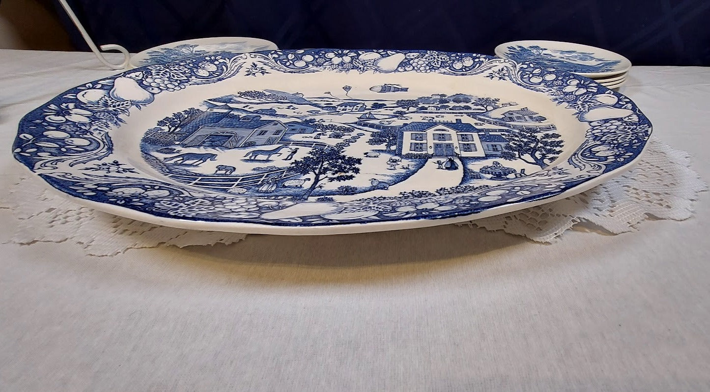 1950s Large Marushin Platter