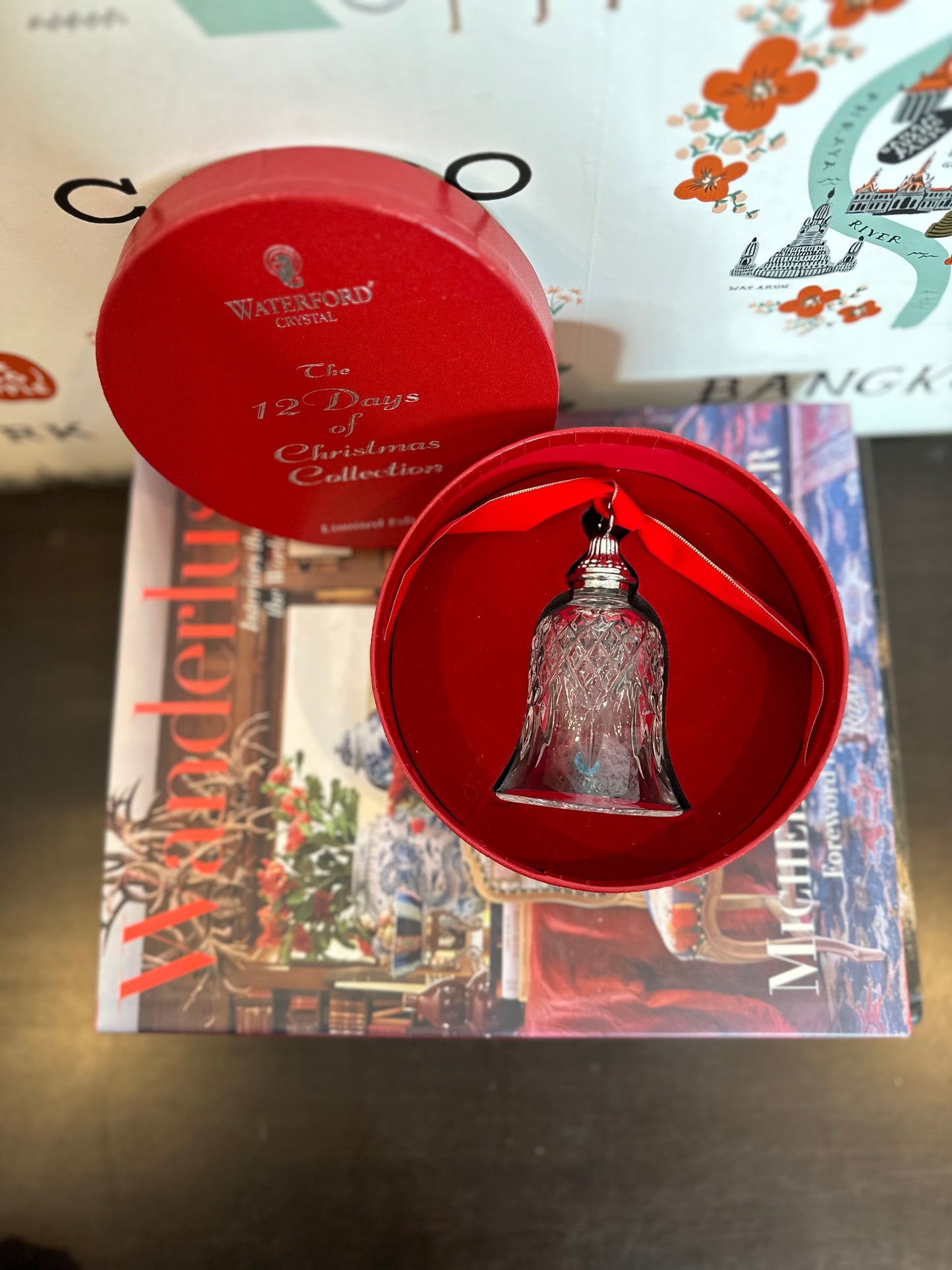 12 Days of Christmas Bell Ornament by Waterford in Orignal Box, Made in Ireland