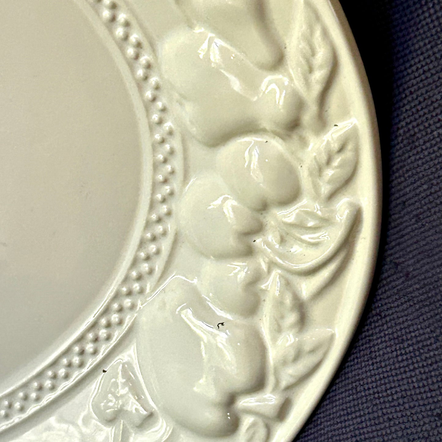 Massive white oval turkey holiday platter, 19 x 15 made in Portugal