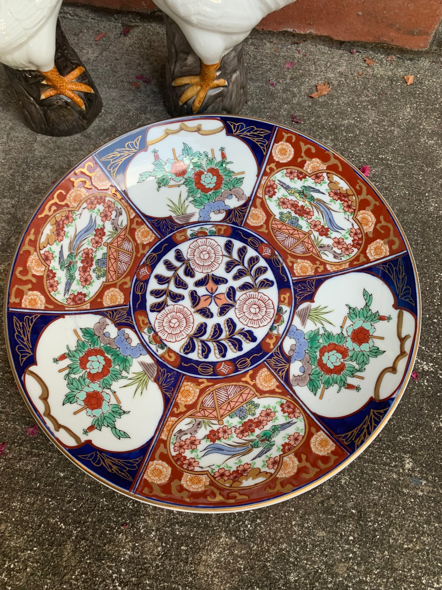 Stunning Imari large 12” platter! - Excellent condition!