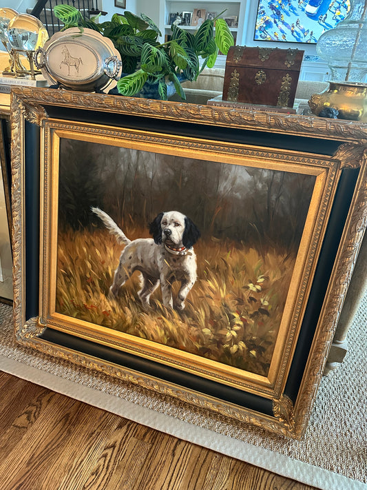 Reserved for Dawn-Signed Setter Painting