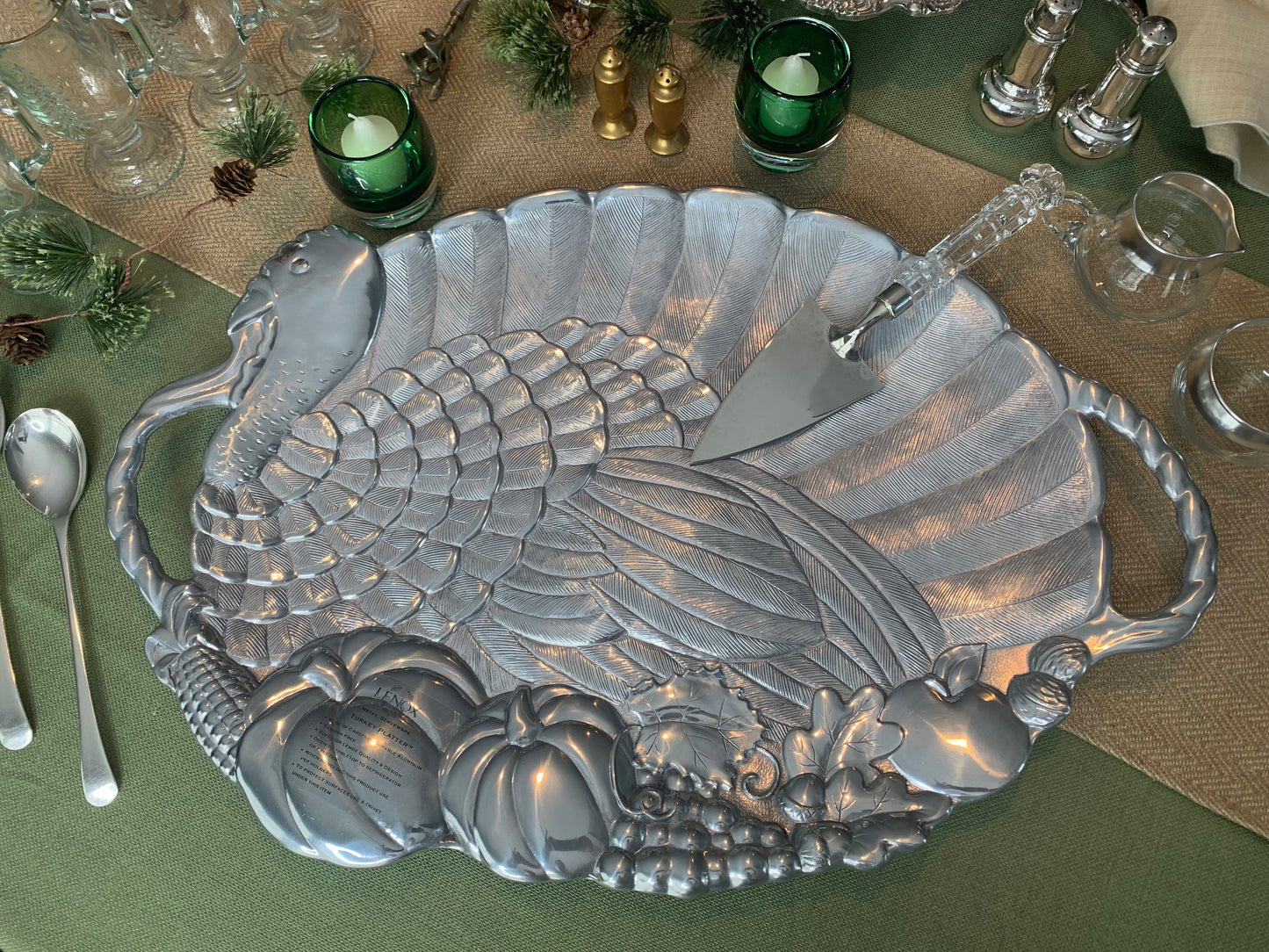 Lenox holiday turkey platter 24 x 16