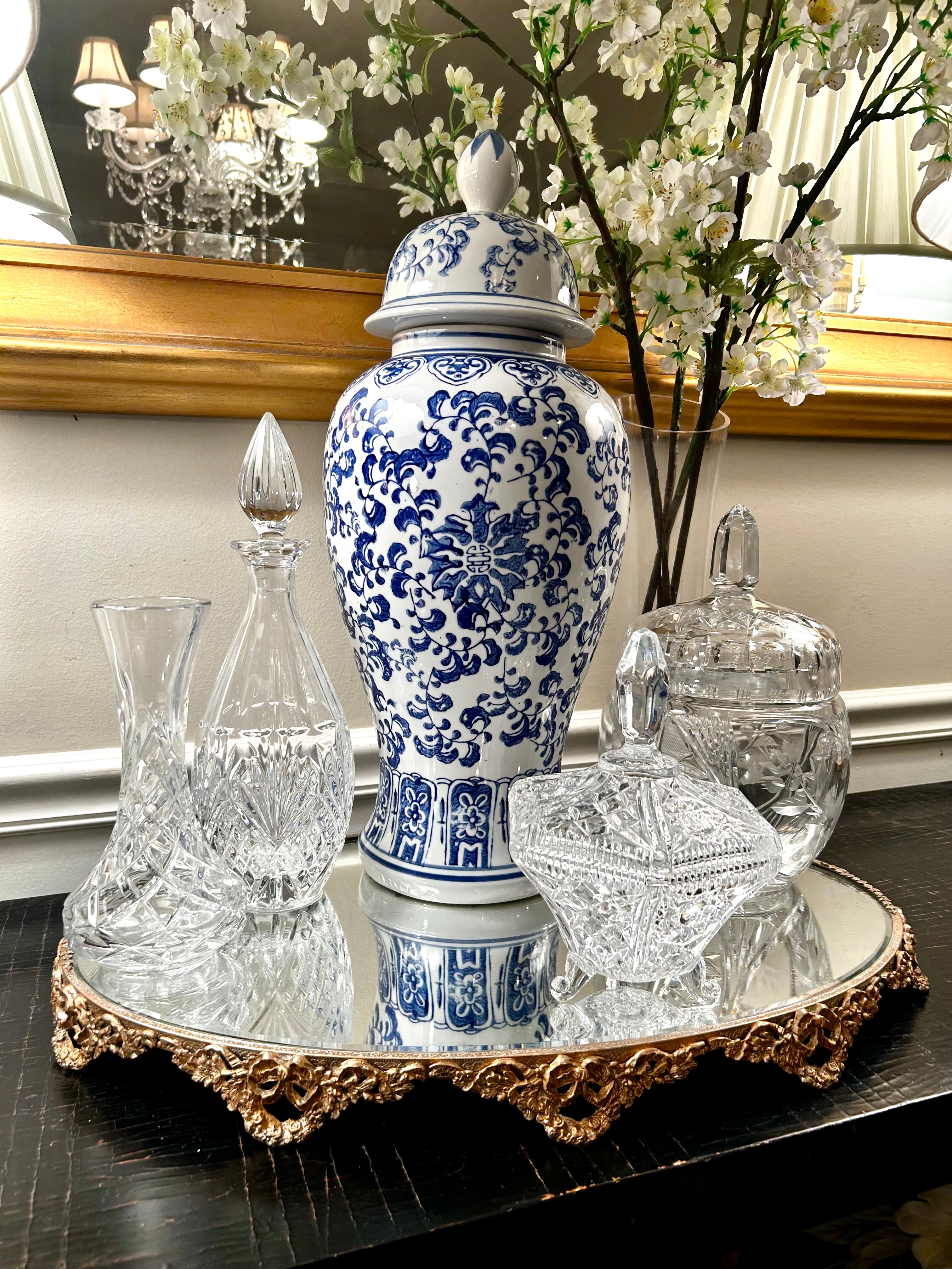 Stunning Blue Urn deals Vase