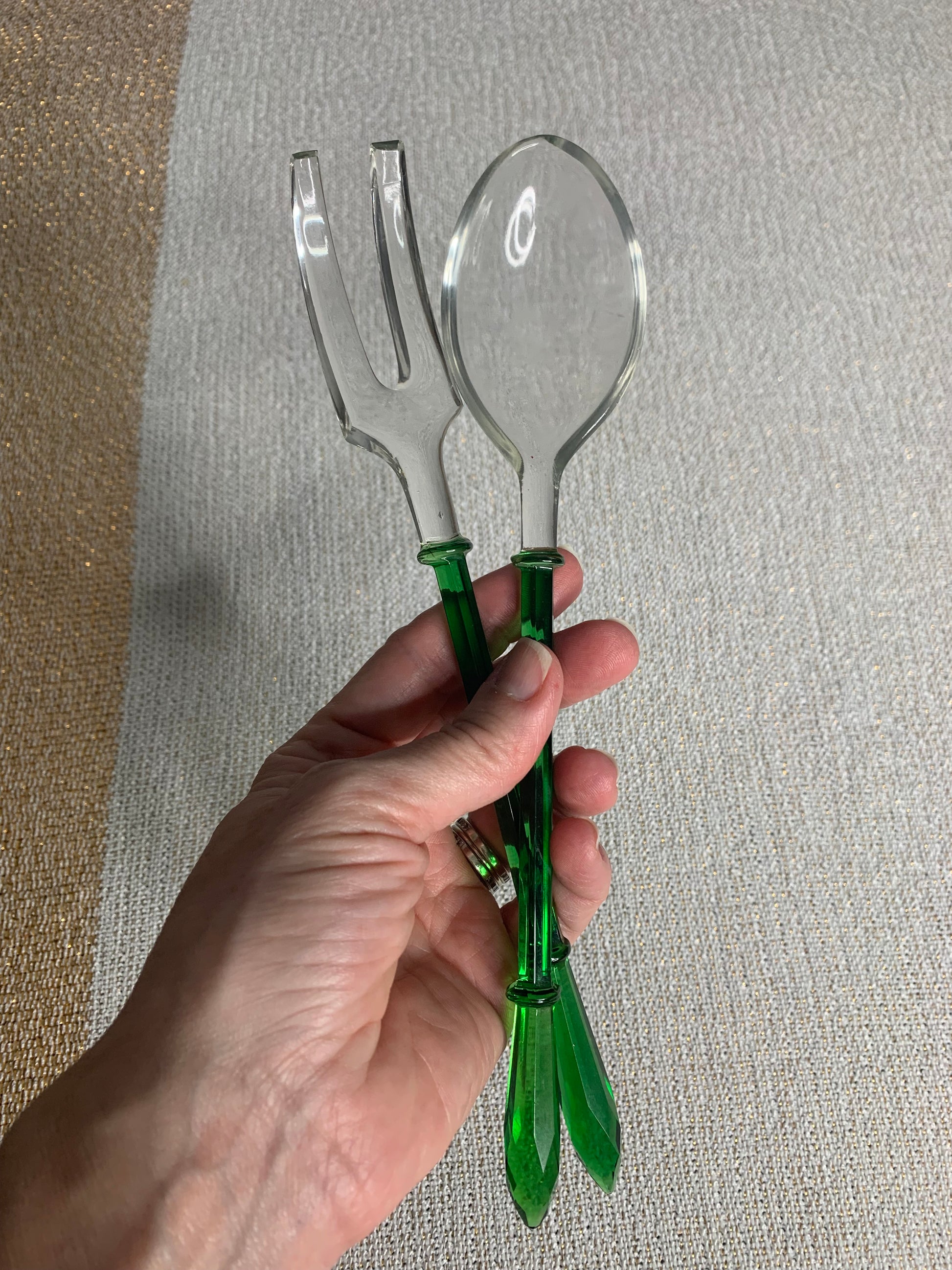 Chameleon Glass Green Spoon - Middle-Age MaryJane