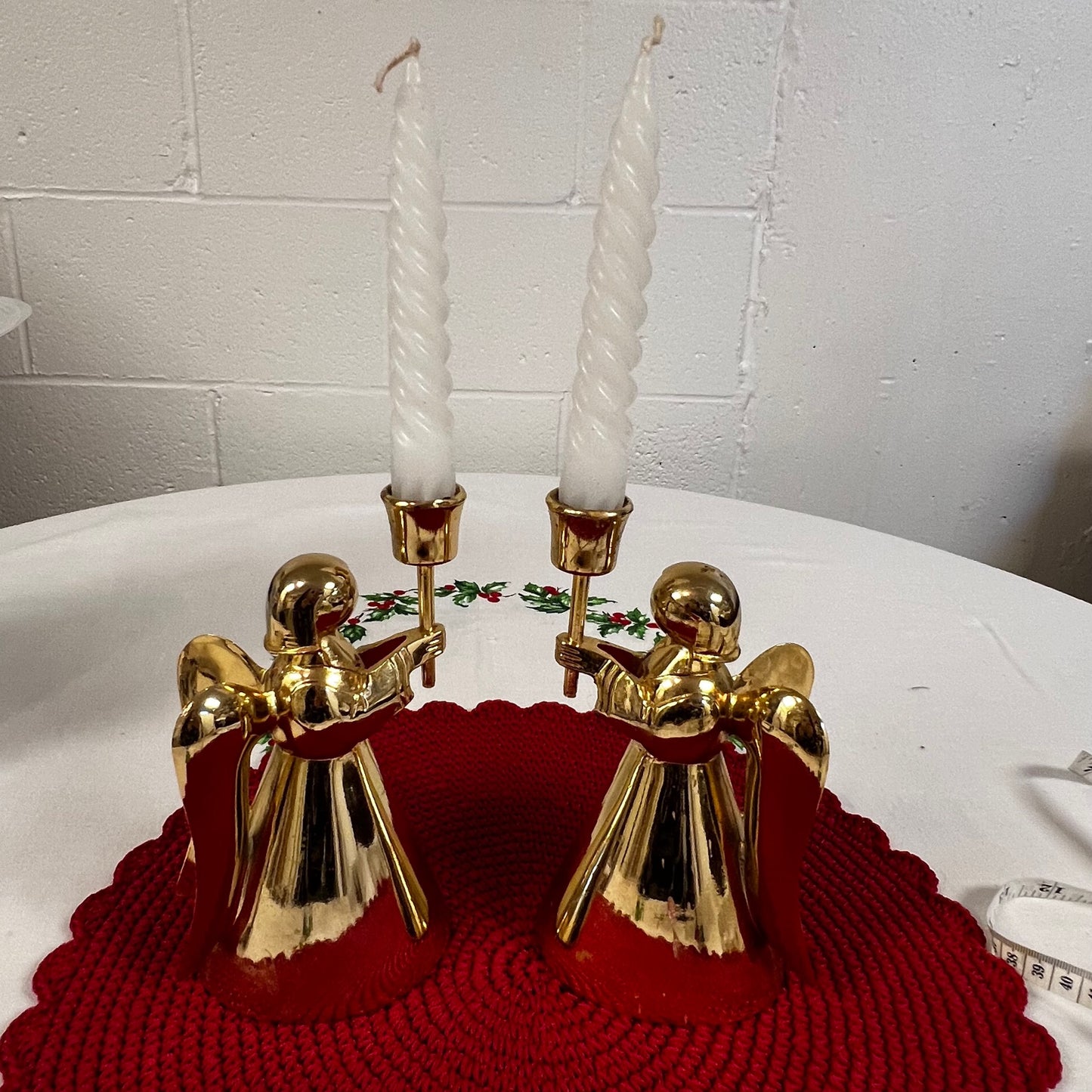 Live 11/21 Pair of Angel candle Holders