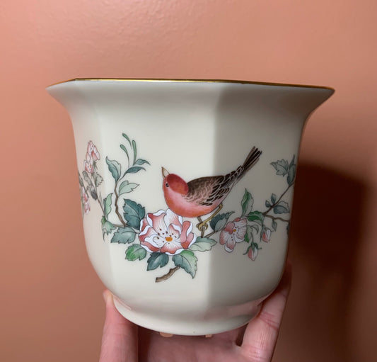 The sweetest Lenox Serenade bird and floral planter! - Excellent condition!
