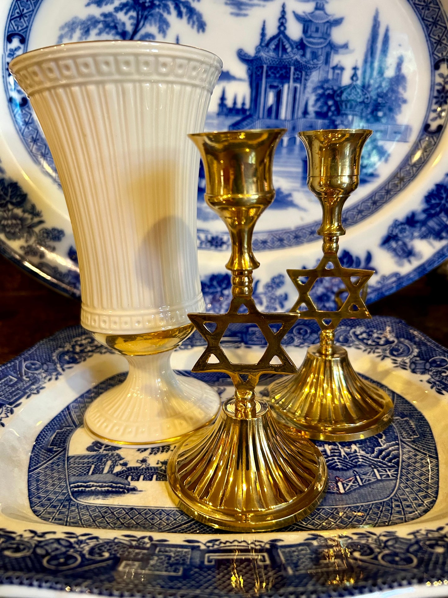 designer Judaic Collection
by LENOX kiddish cup for holidays & sabbats