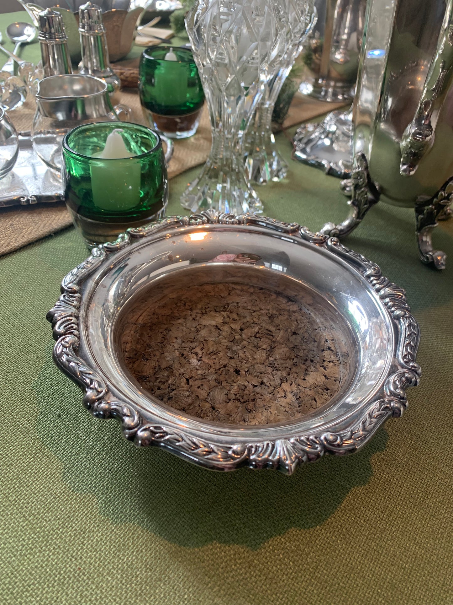 Sheridan Silver plate Wine Coaster