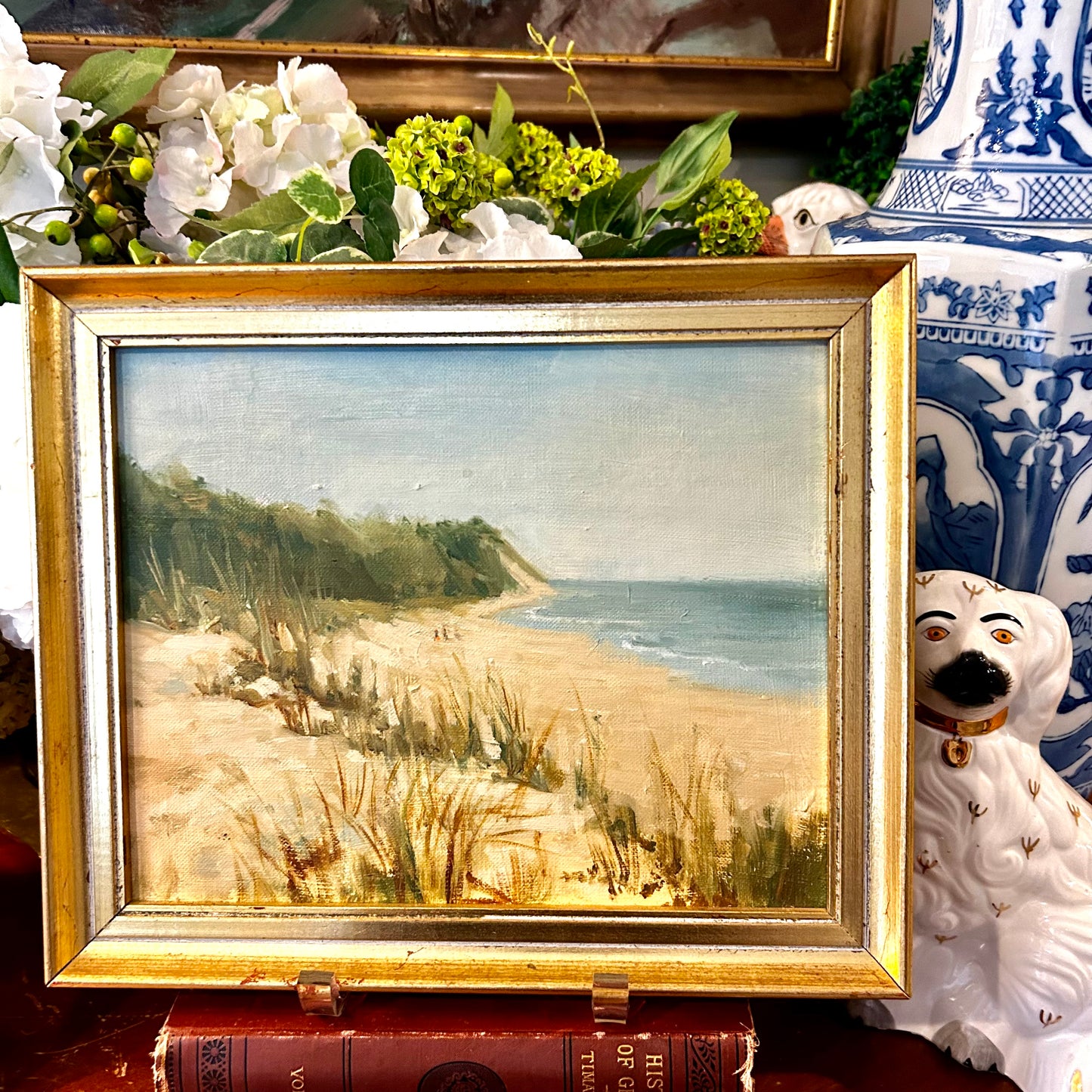 Lovely Pair of vintage landscape original oil paintings.