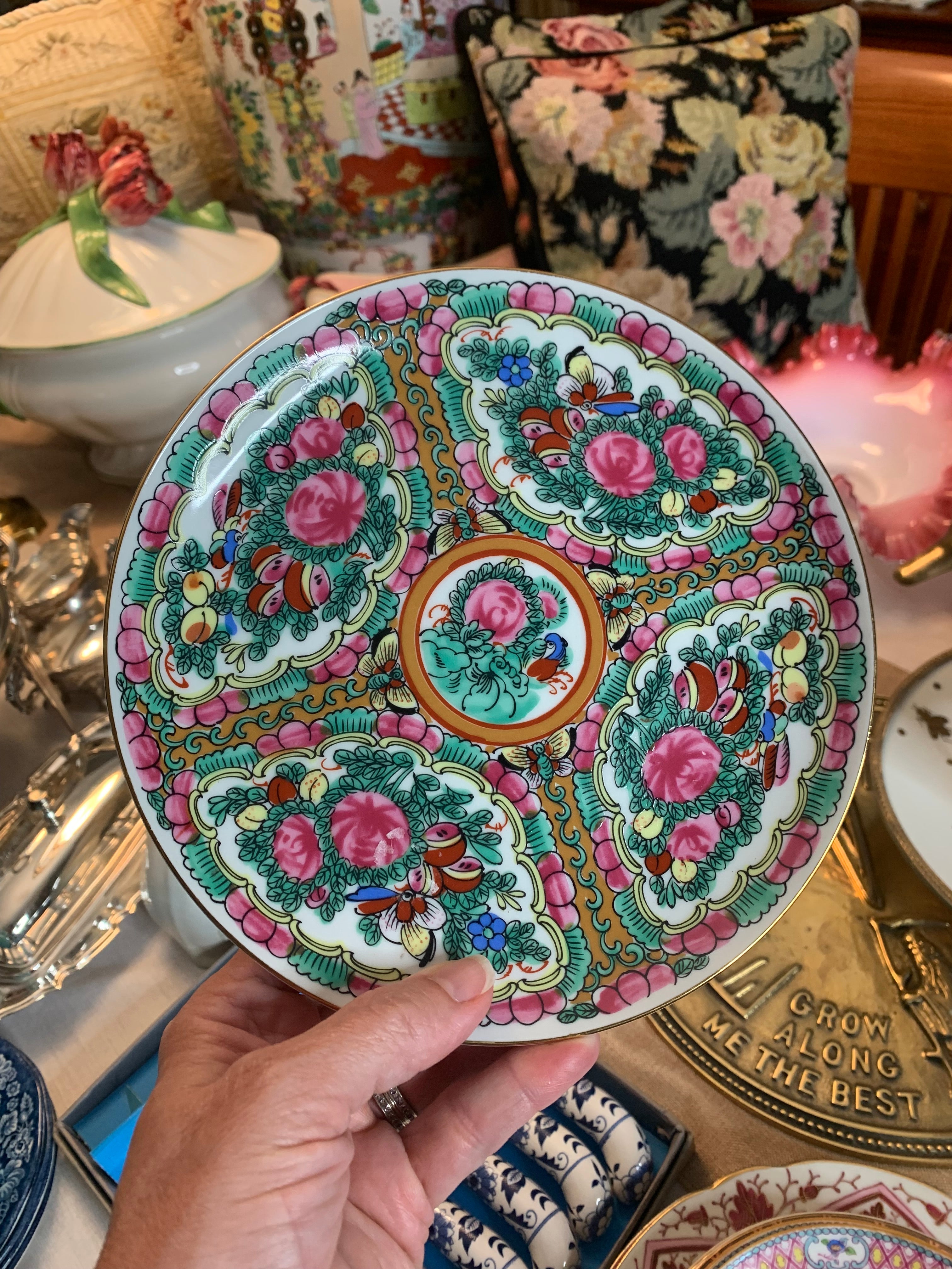 Rose high quality Medallion Platter