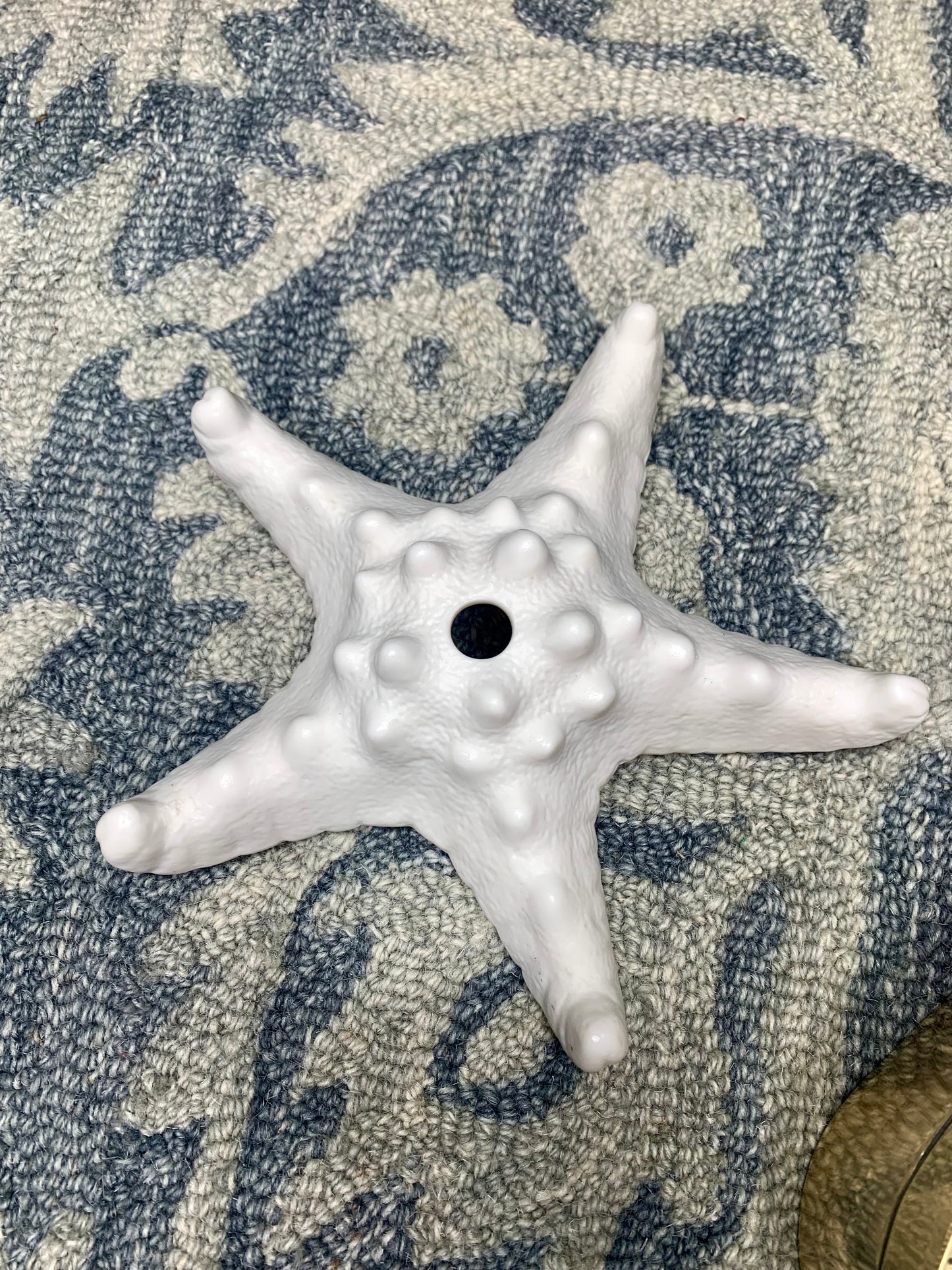 Decorative White Ceramic Star fish