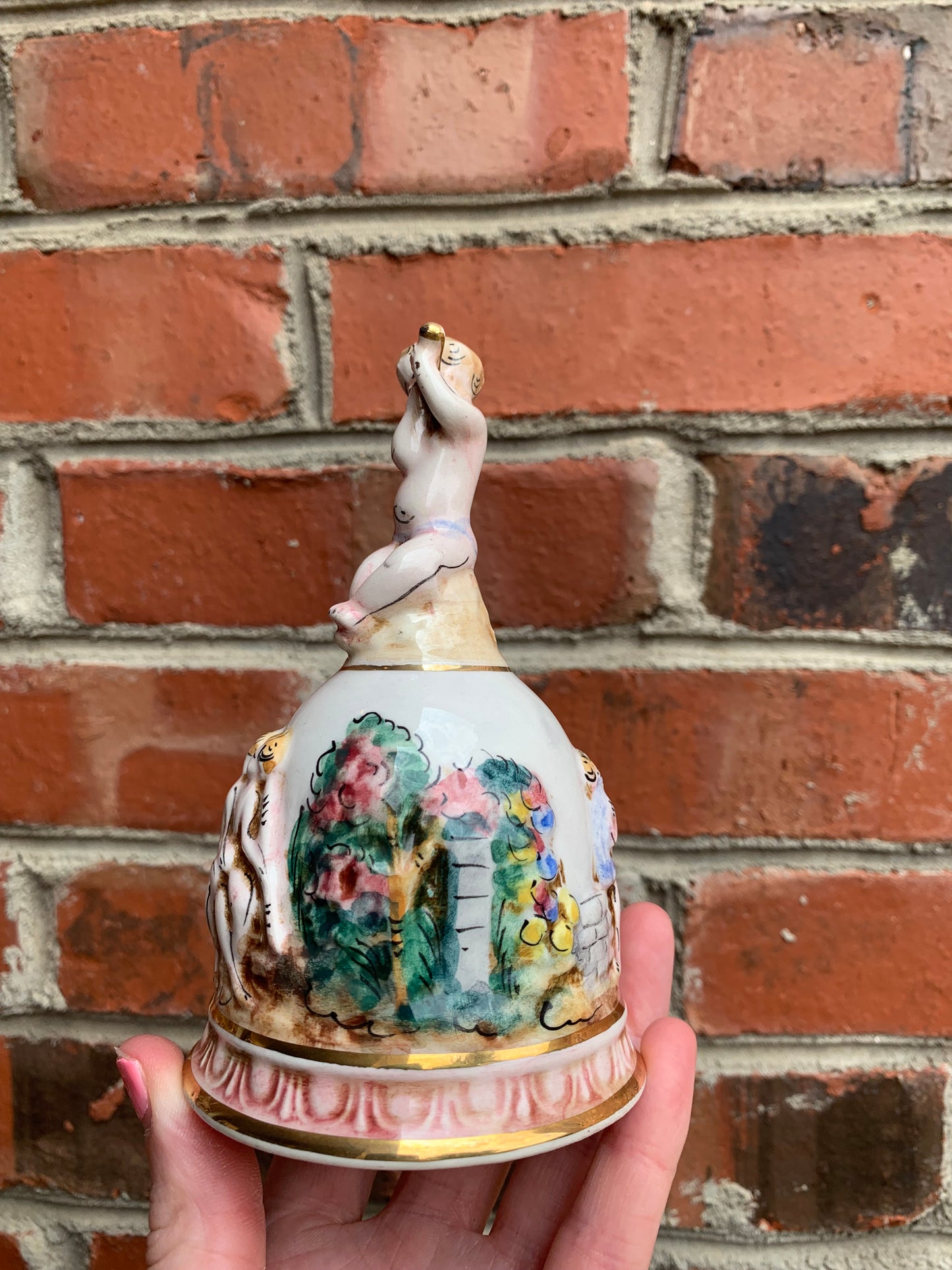 Gorgeous Capodimonte Bell- Excellent condition!