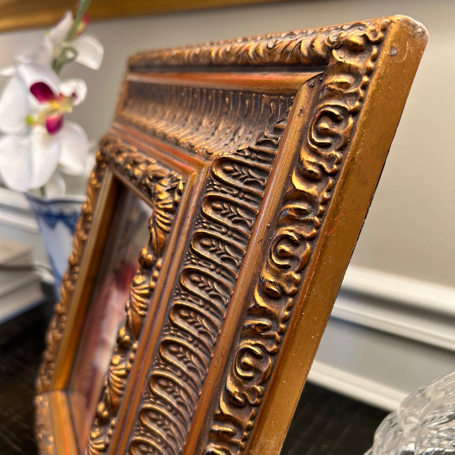 Designer Malden gold baroque wood photo frame