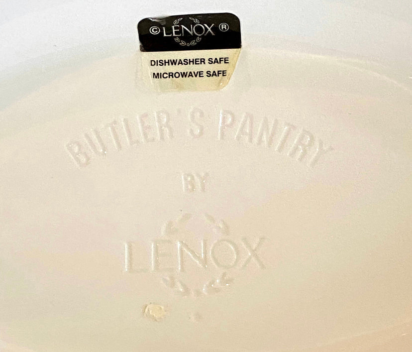 Massive vintage designer Lenox Butlers Pantry lidded tureen / foot bath planter I