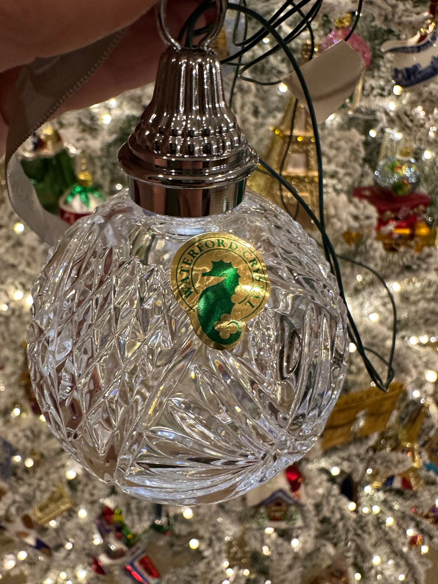 Waterford Crystal Times Square Ball Collection "Joy" Ornament (in original box), Made in Slovenia, 2009