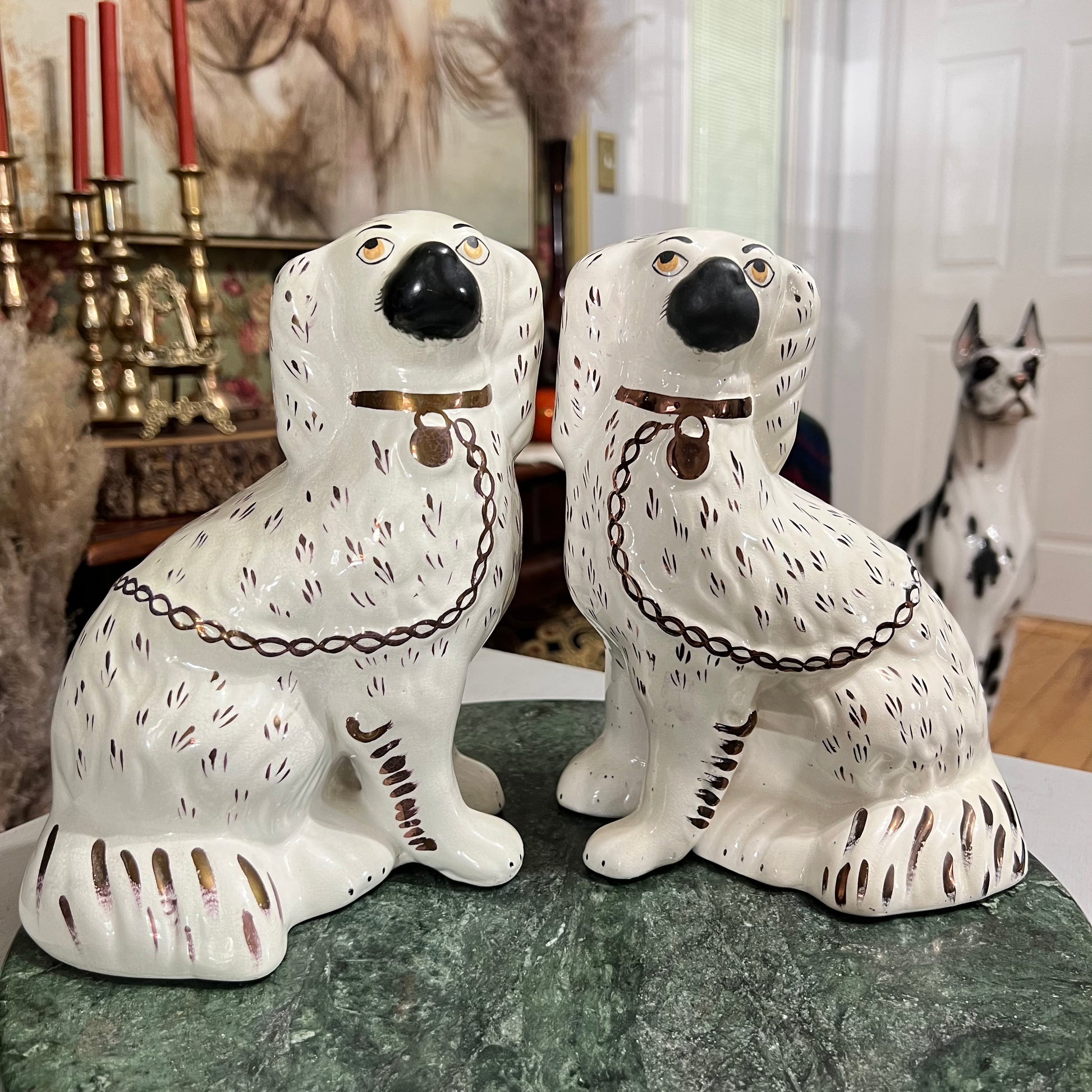 Staffordshire Dog Salt and Pepper Shaker Set