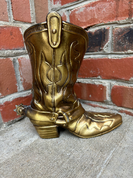 Beautiful 8 1/2” tall brass boot!