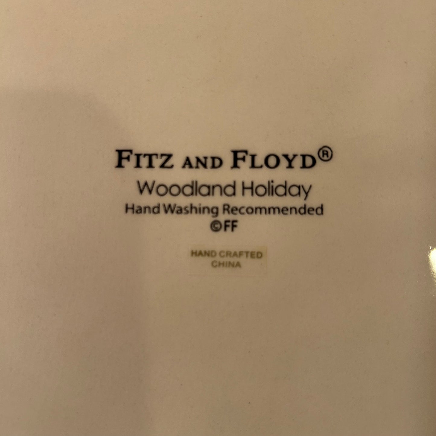 New in box  Fitz & Floyd woodlands Holiday platter