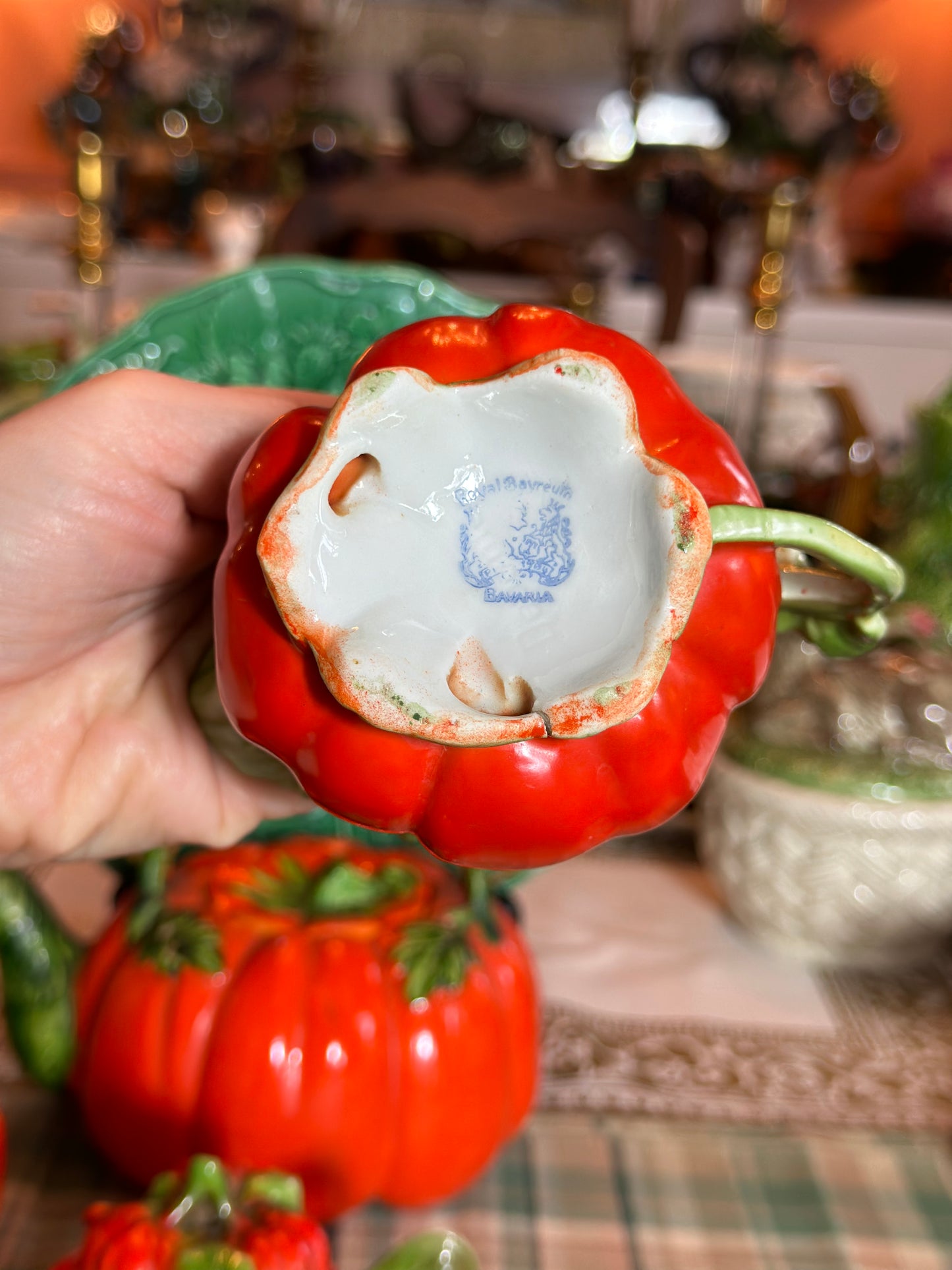 Vintage Tomato Ceramic Tea set, Pristine! (sold separate)