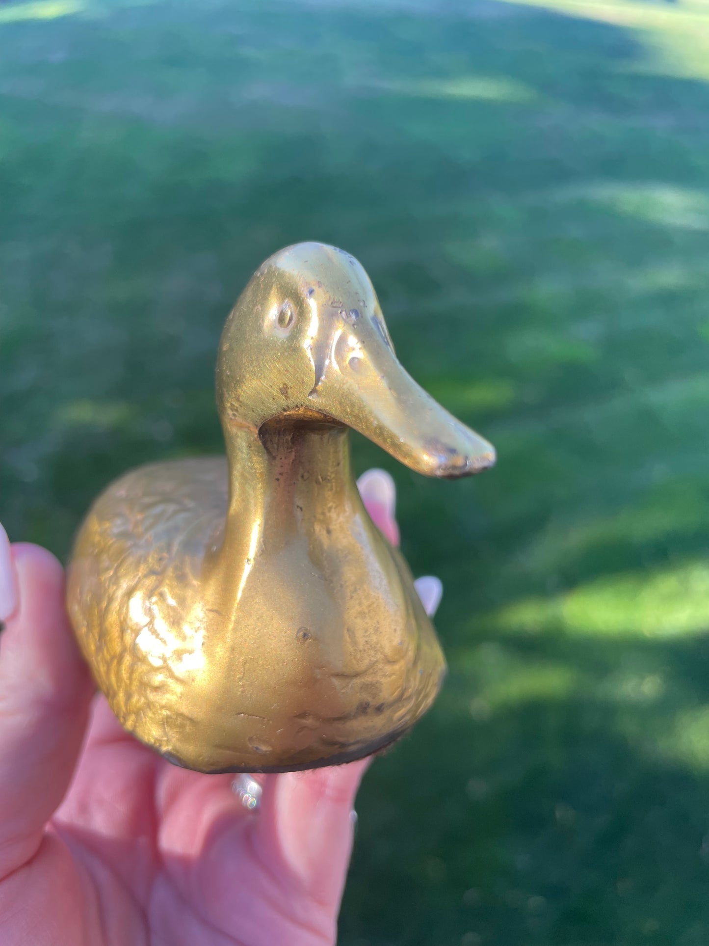 Vintage Brass Duck 5” with Felt Bottom