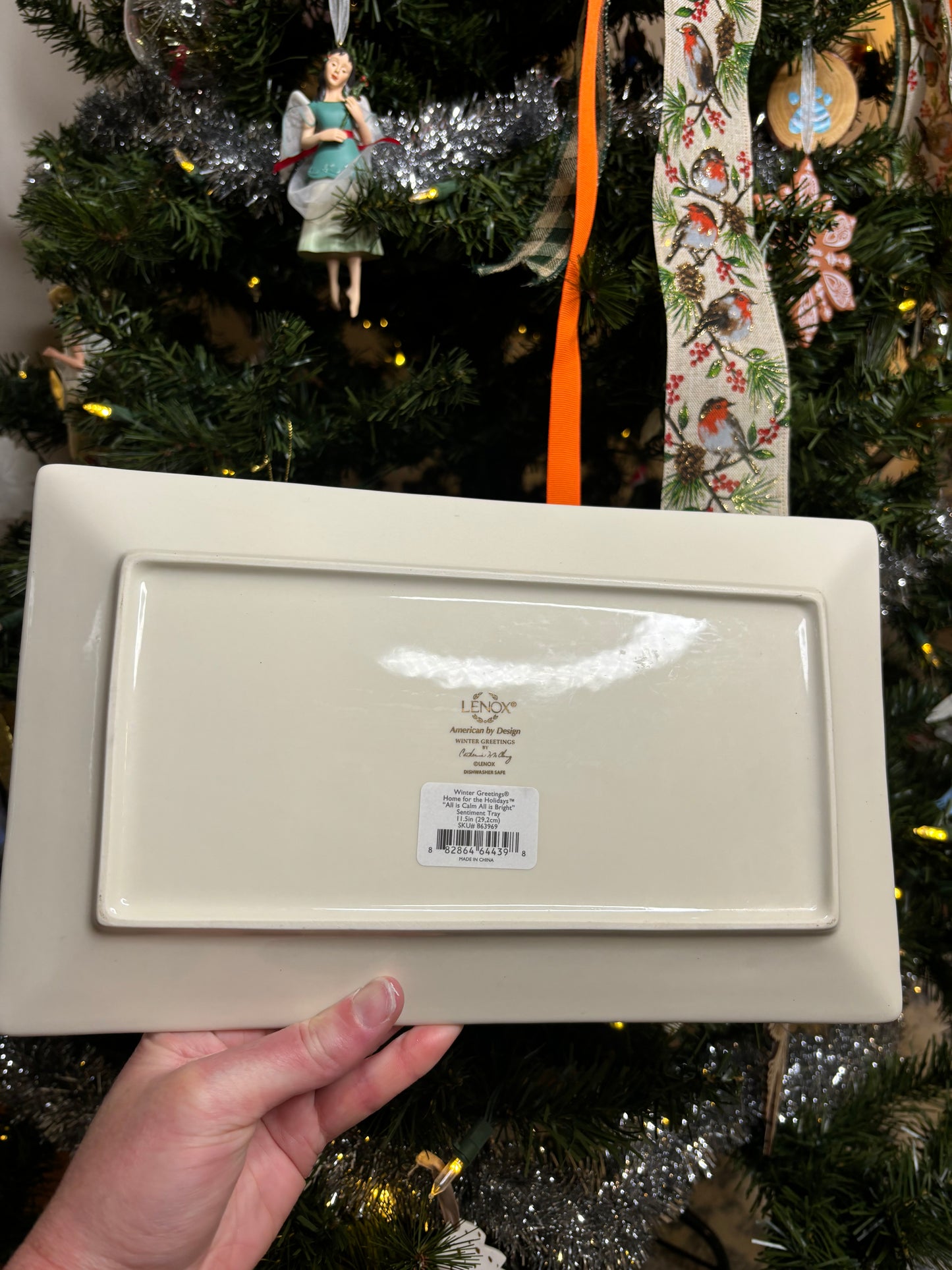 Lenox Holiday Tray - Excellent condition!