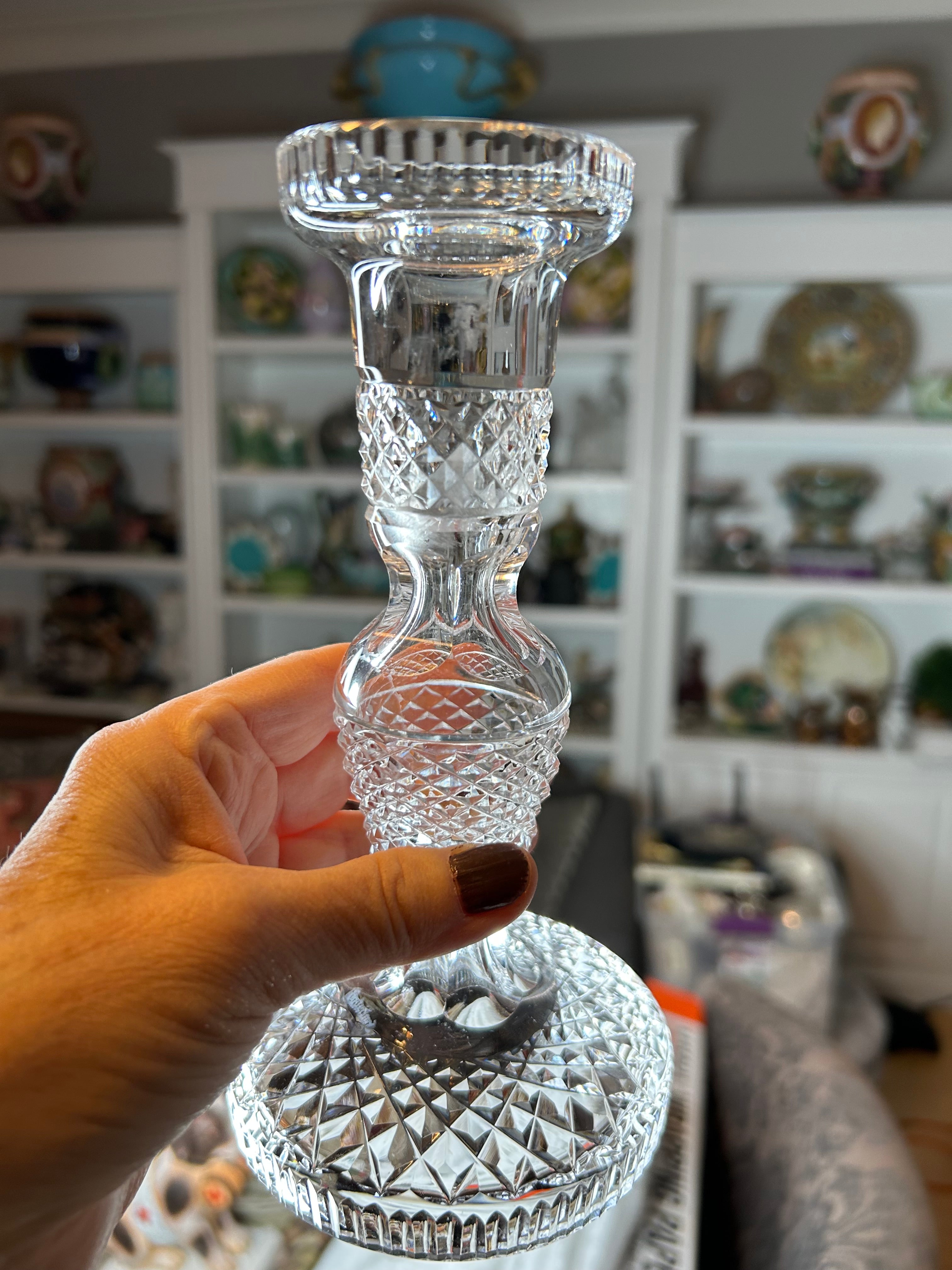 Waterford sale crystal candle