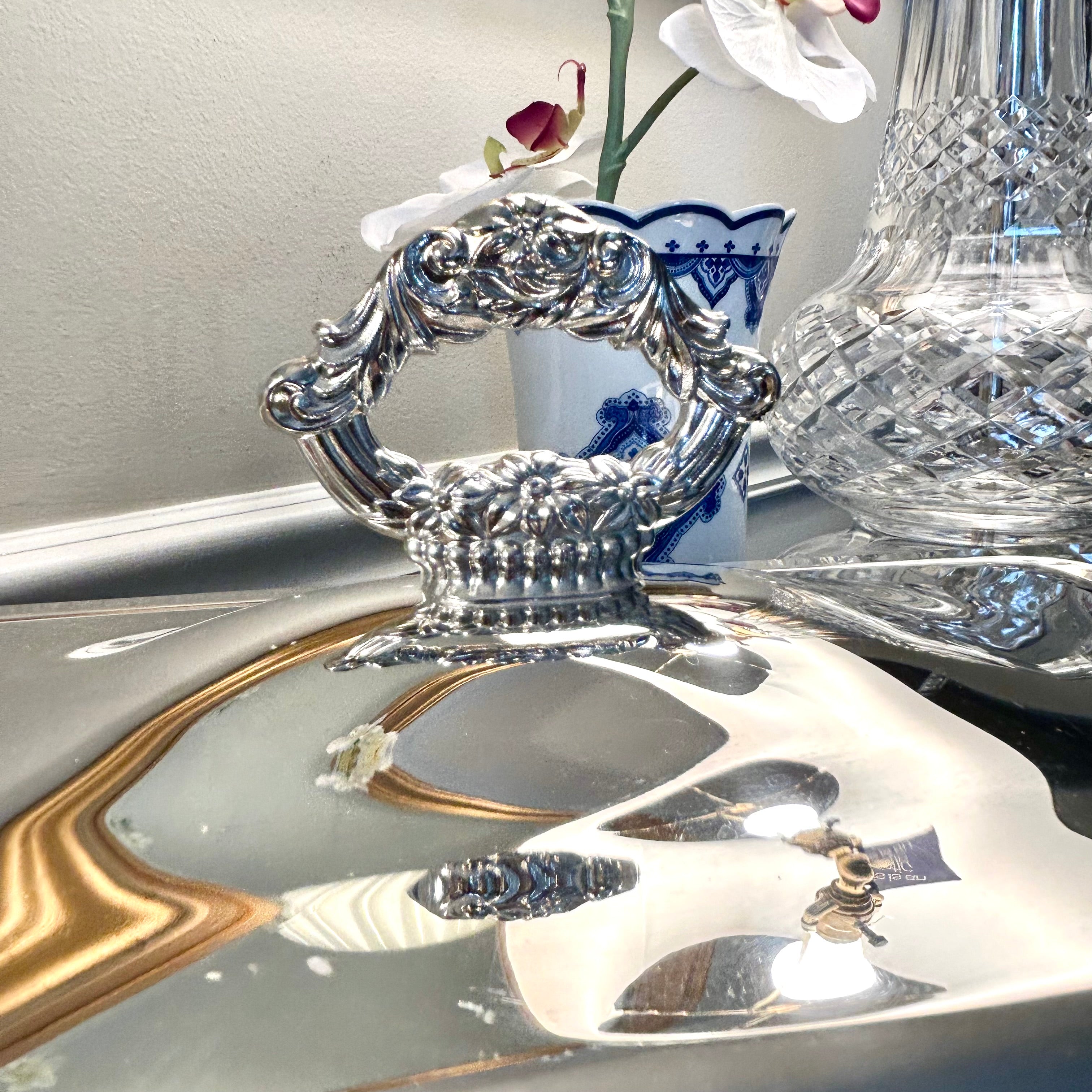 GOLDGIFTIDEAS Pure Silver Antique Kalash/Loti for Pooja, Silver Kalash for  Gift, Silver Pooja Items for Home