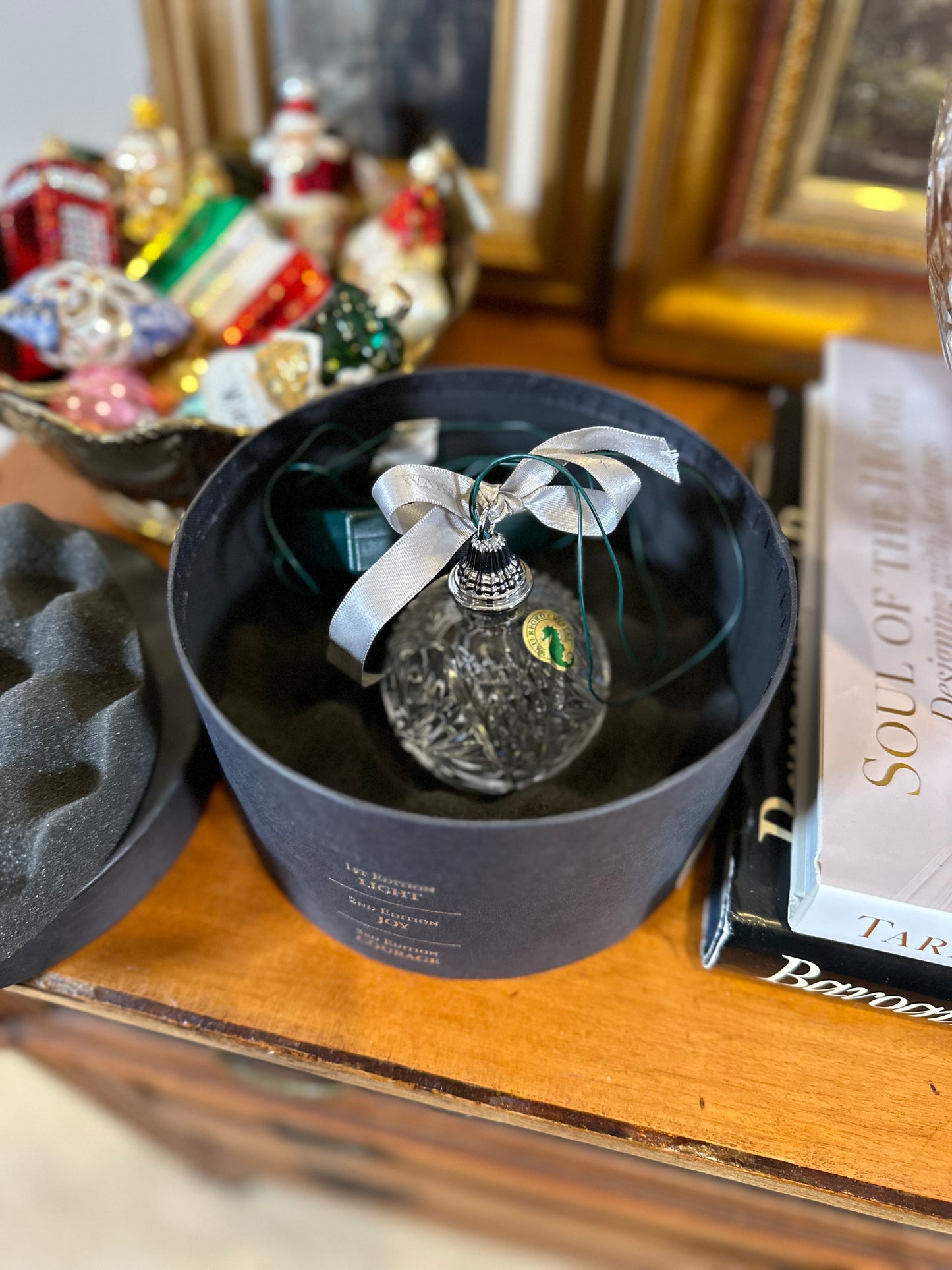 Waterford Crystal Times Square Ball Collection "Joy" Ornament (in original box), Made in Slovenia, 2009