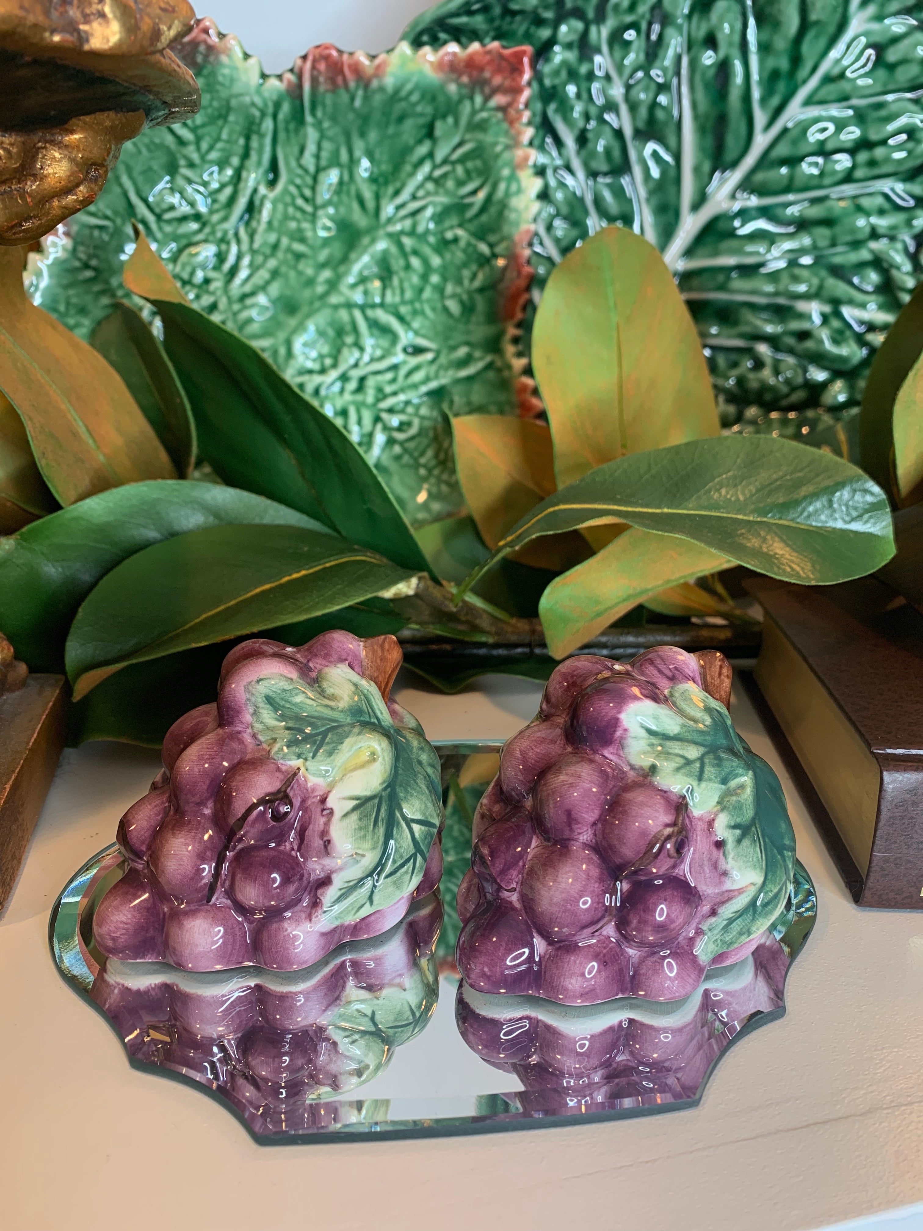 Grape salt sale and pepper shakers