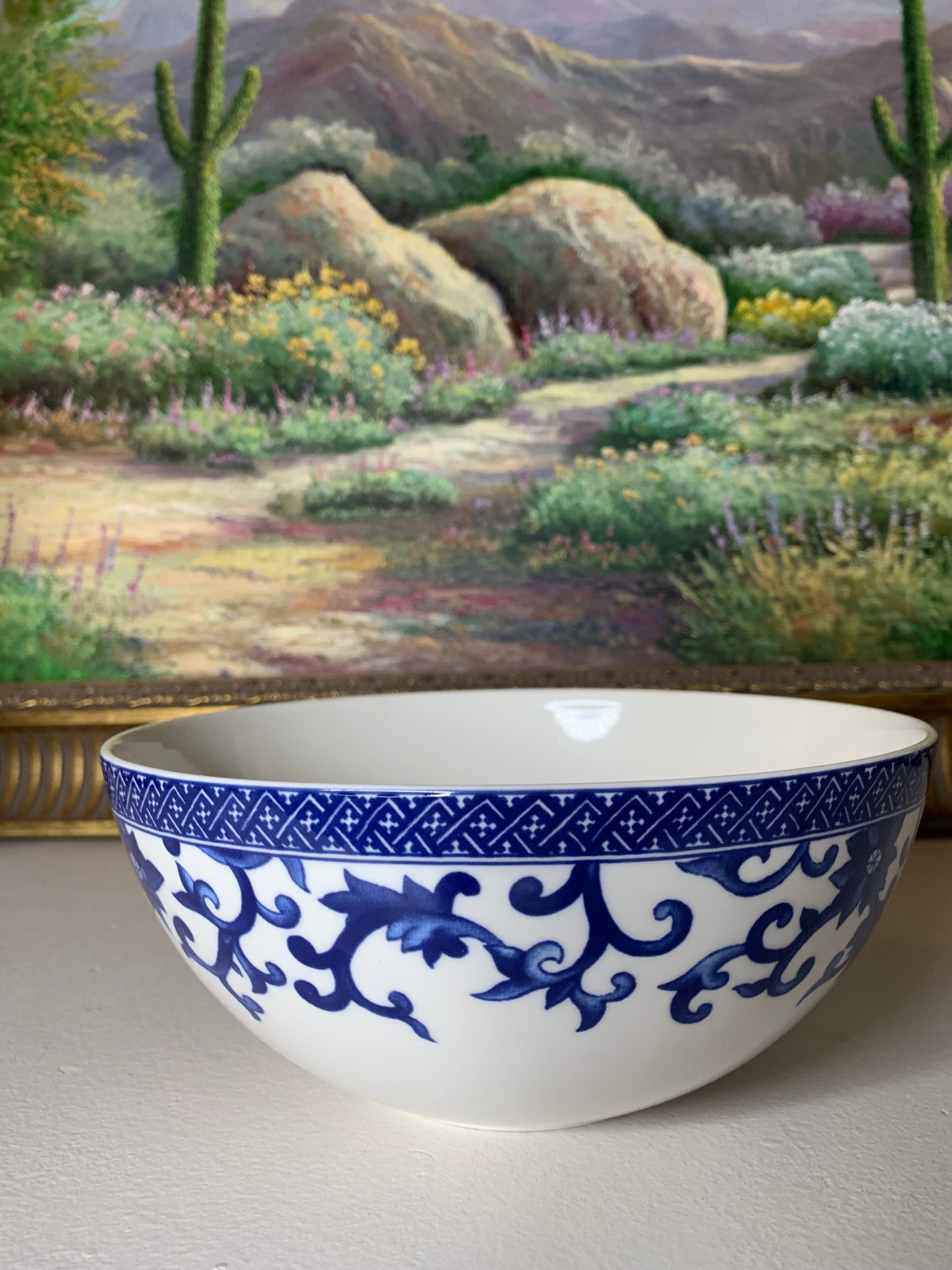 Stunning Ralph Lauren Mandarin Blue Bowl! - Excellent condition!