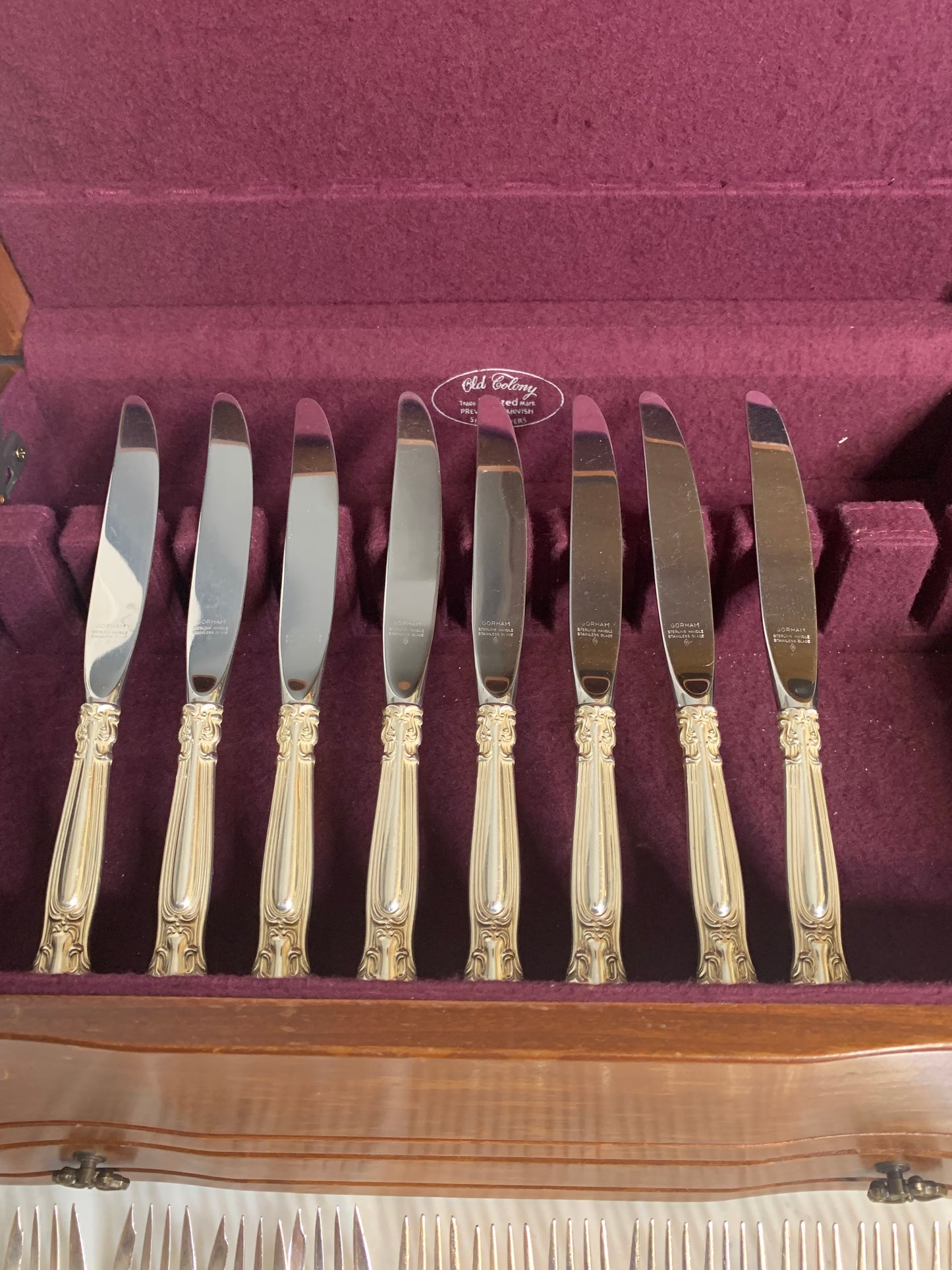 Gorham Chantilly RARE 46 piece Sterling Silver Heirloom Set