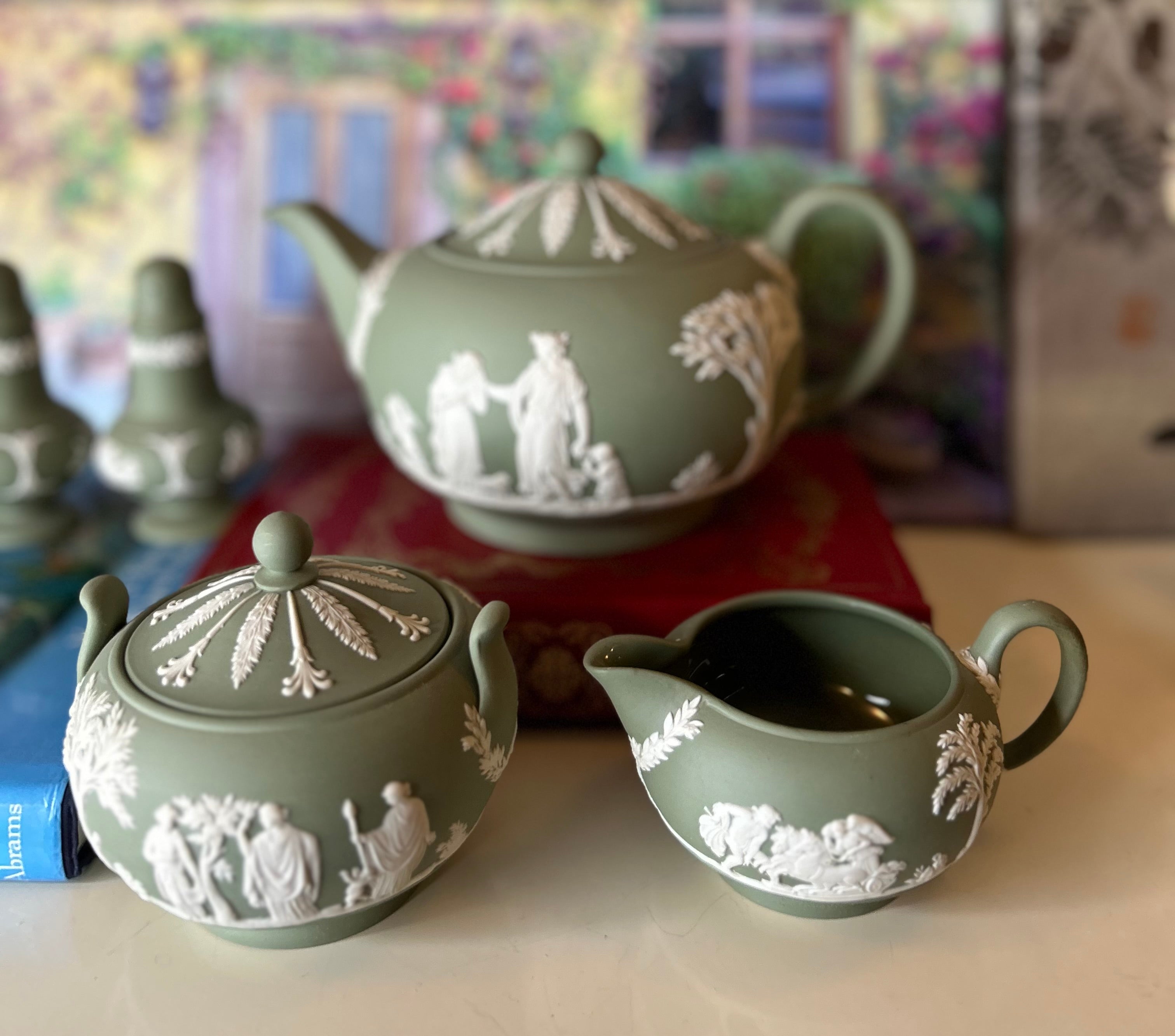 Wedgwood Jasperware Tea store Set