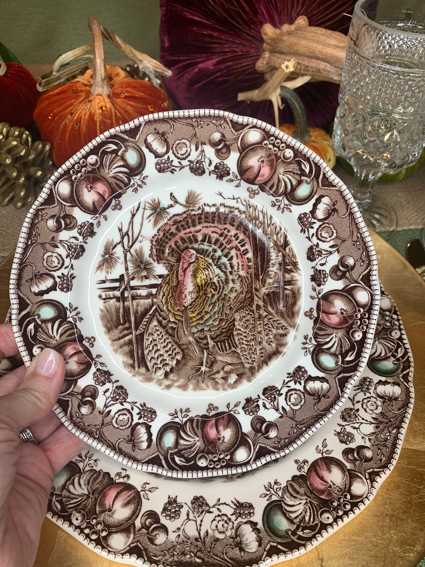 Johnson Brothers “His Majesty” Salad Plates, Sold separately