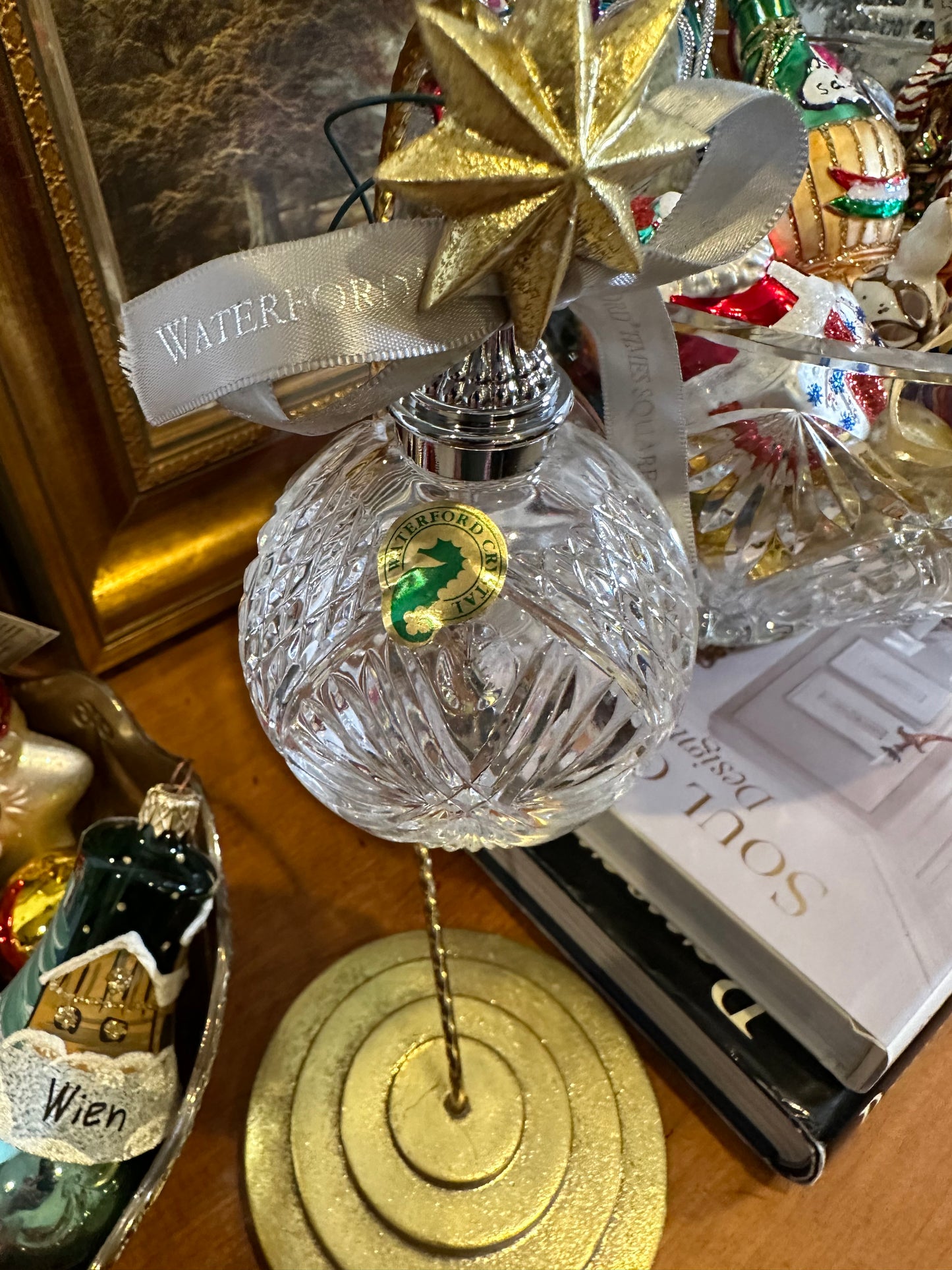 Waterford Crystal Times Square Ball Collection "Joy" Ornament (in original box), Made in Slovenia, 2009