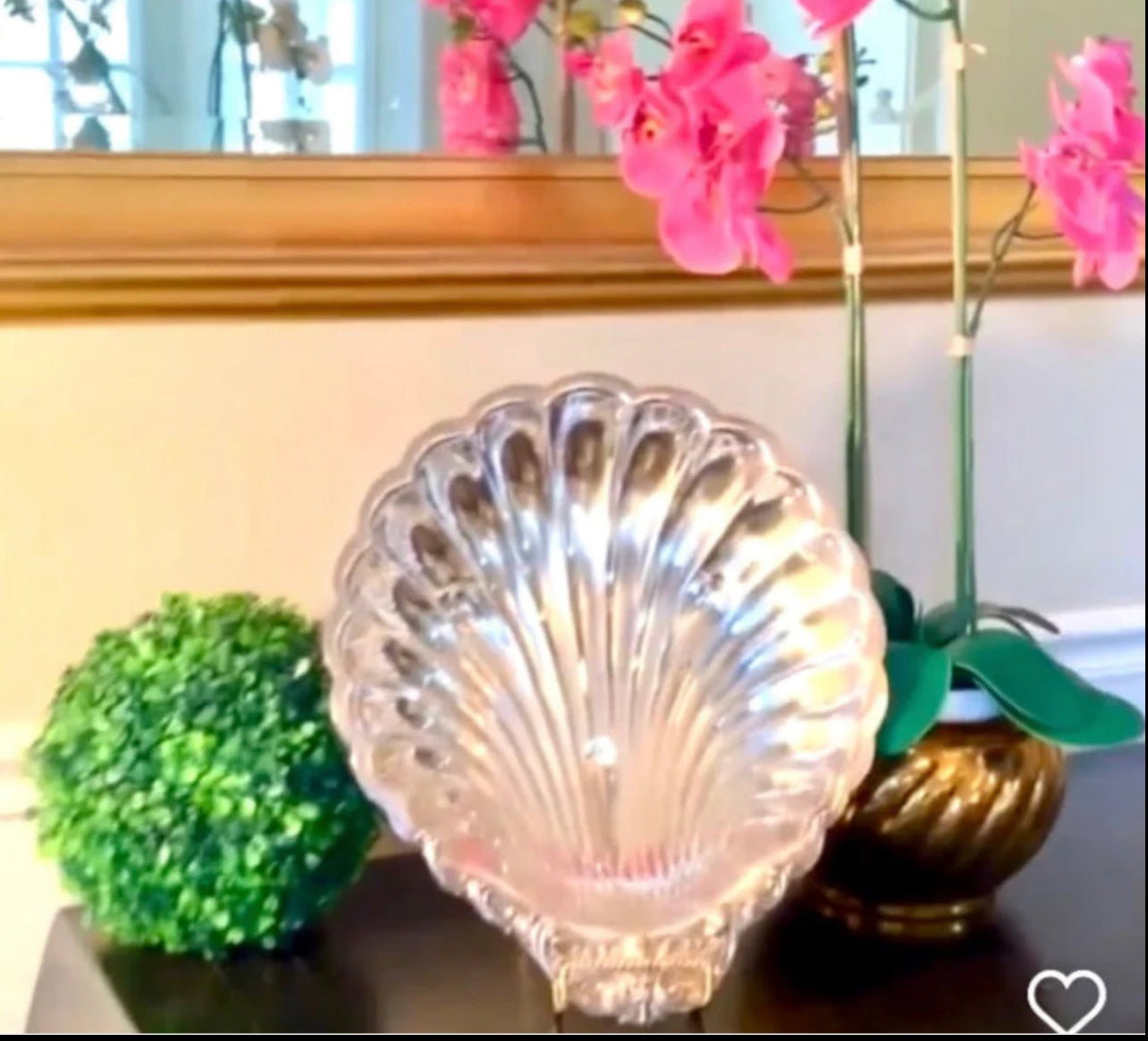 Absolutely massive FB ROGERS silver plate  clam shell centerpiece bowl.