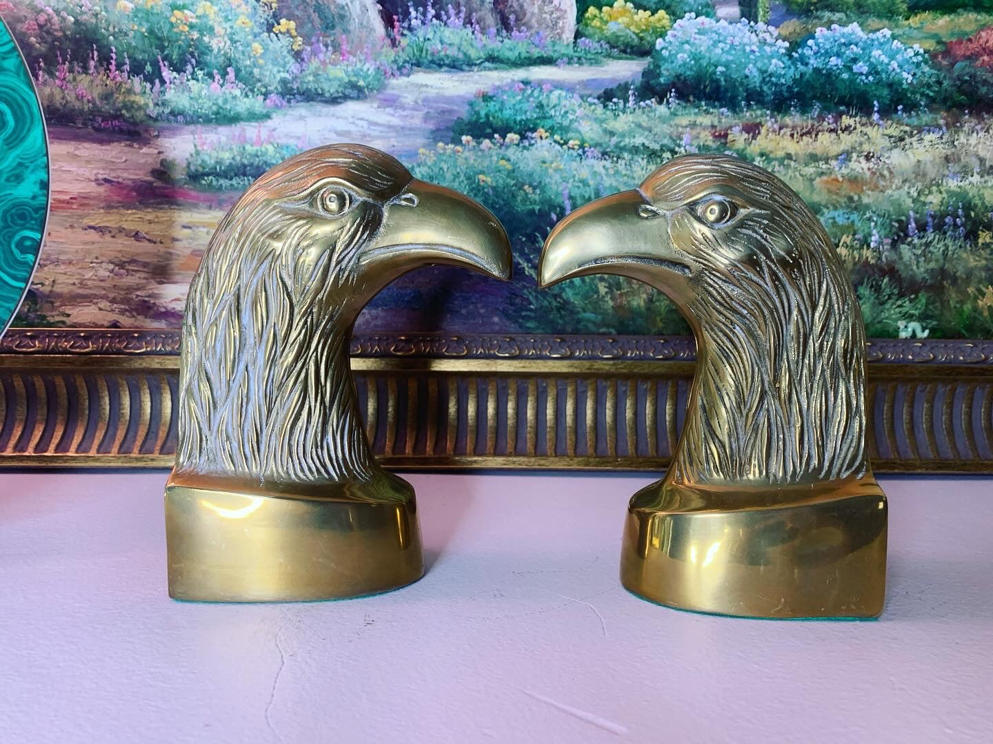 Heavy Eagle Bookends