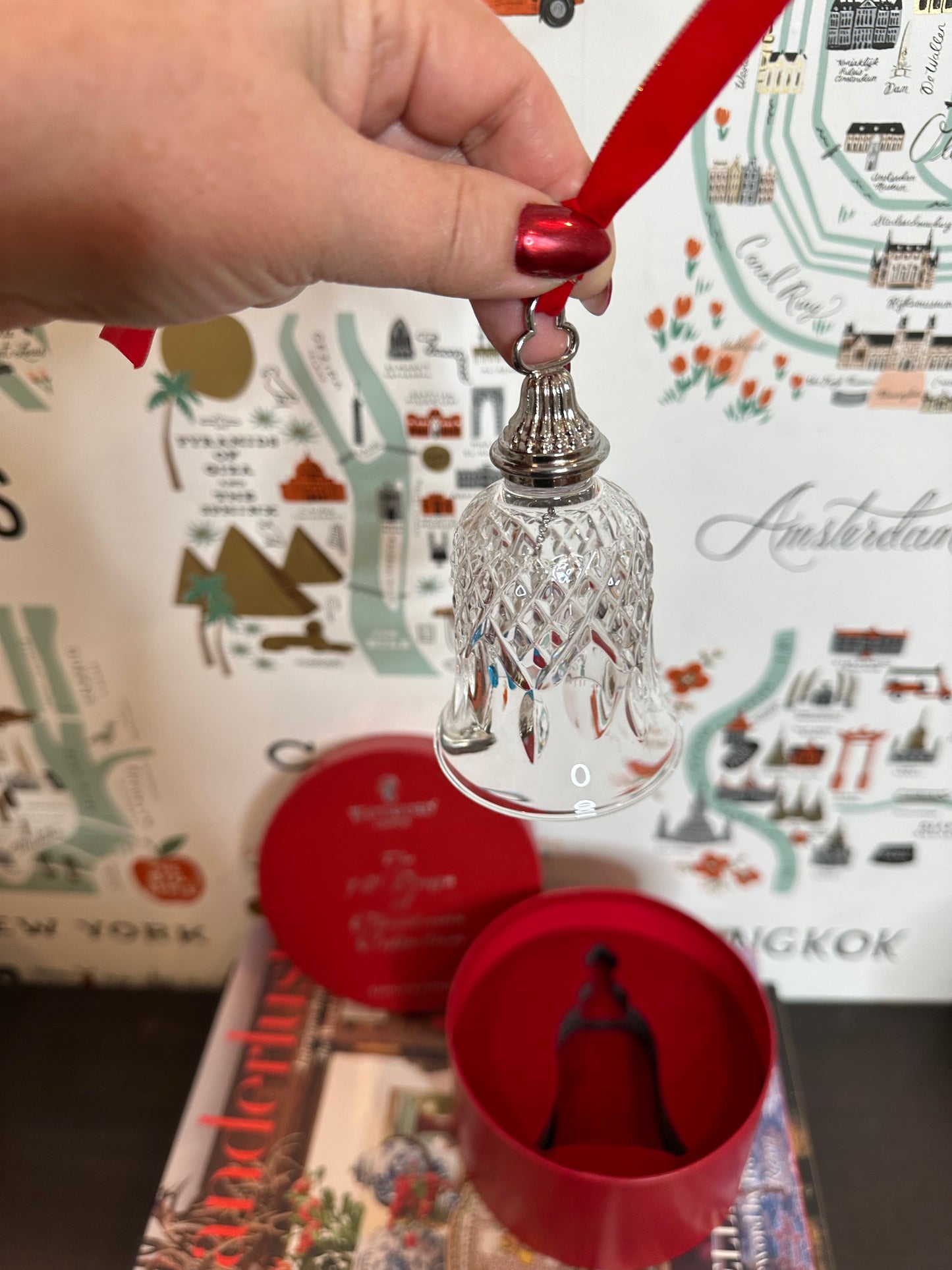 12 Days of Christmas Bell Ornament by Waterford in Orignal Box, Made in Ireland