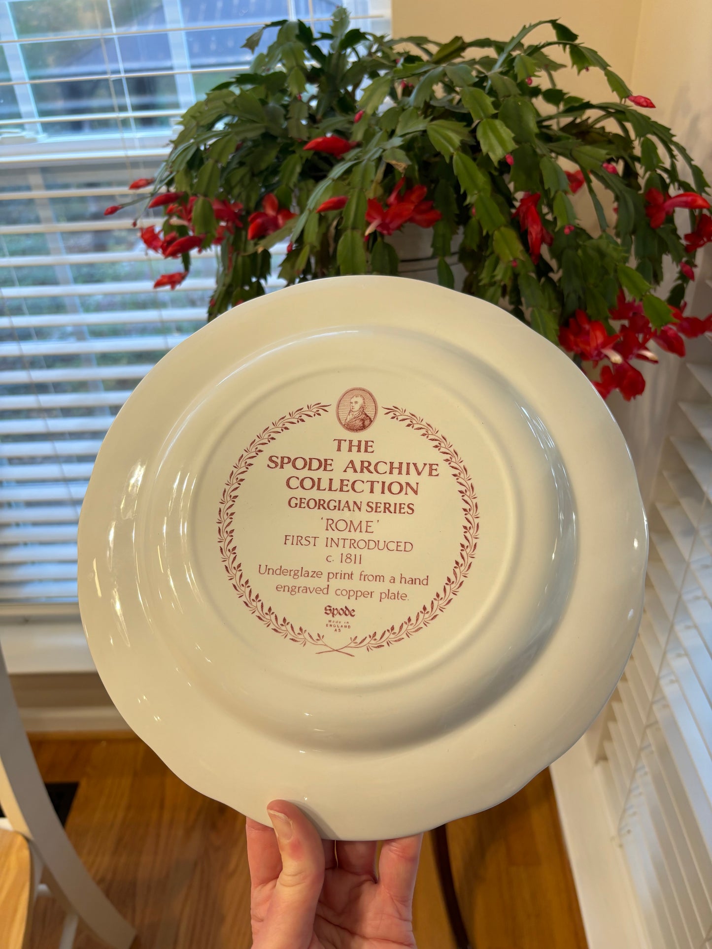 Spode Georgian Series “Rome” Plate! - Excellent condition!